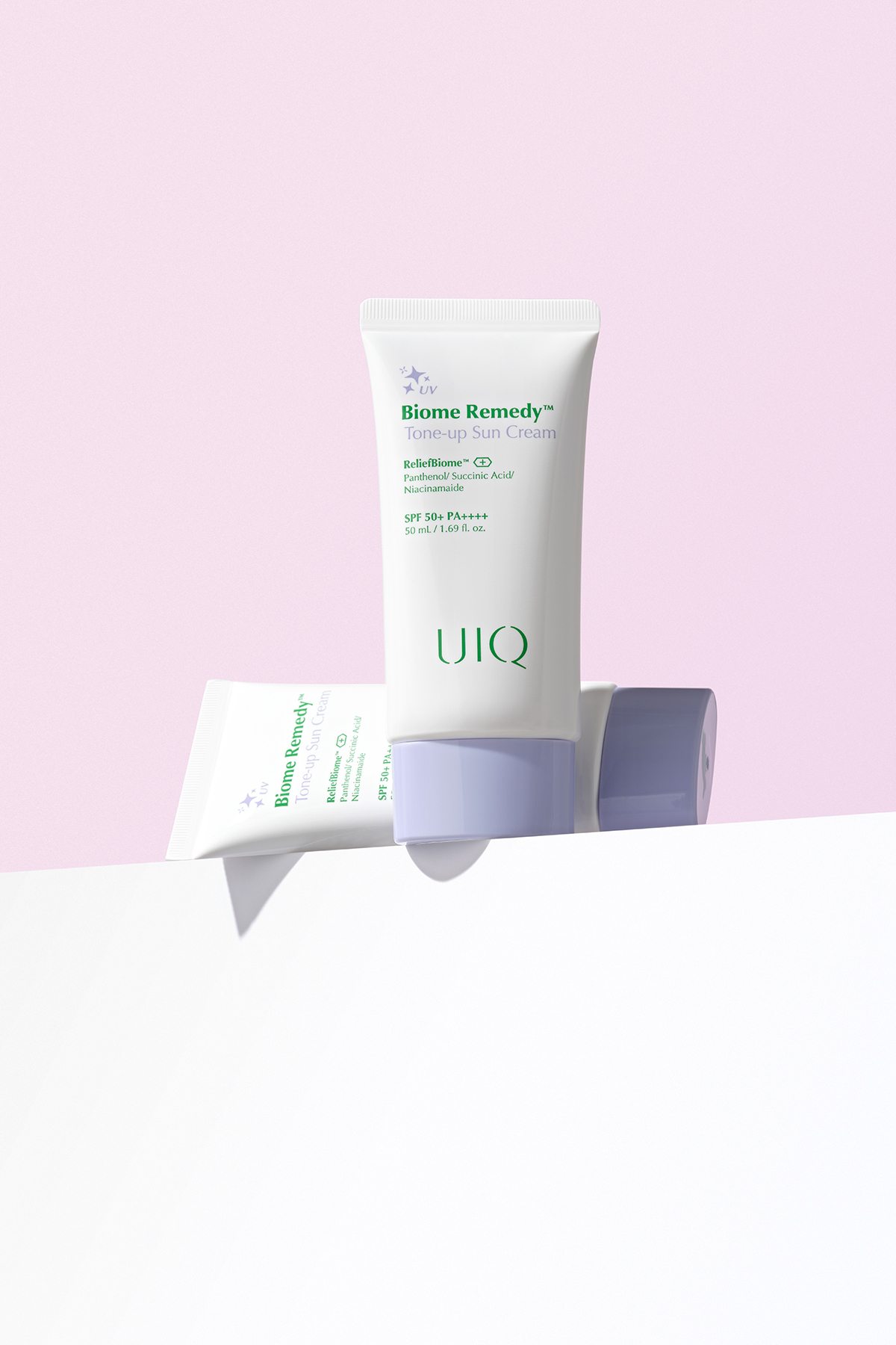 Biome Remedy Tone-up Sun Cream (Purple) 50ml SPF50+ ve PA++++ - Mor Renkli Tone up Güneş Koruyuc — 2503100 — تصویر 3 از 7