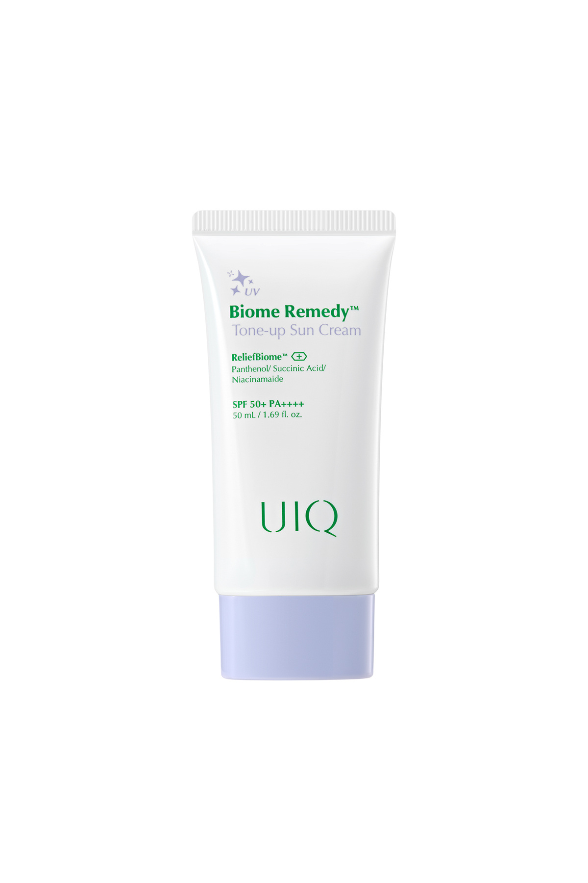 UIQ Biome Remedy Tone-up Sun Cream (Purple) 50ml SPF50+ ve PA++++ - Mor Renkli Tone up Güneş Koruyuc — 2503100