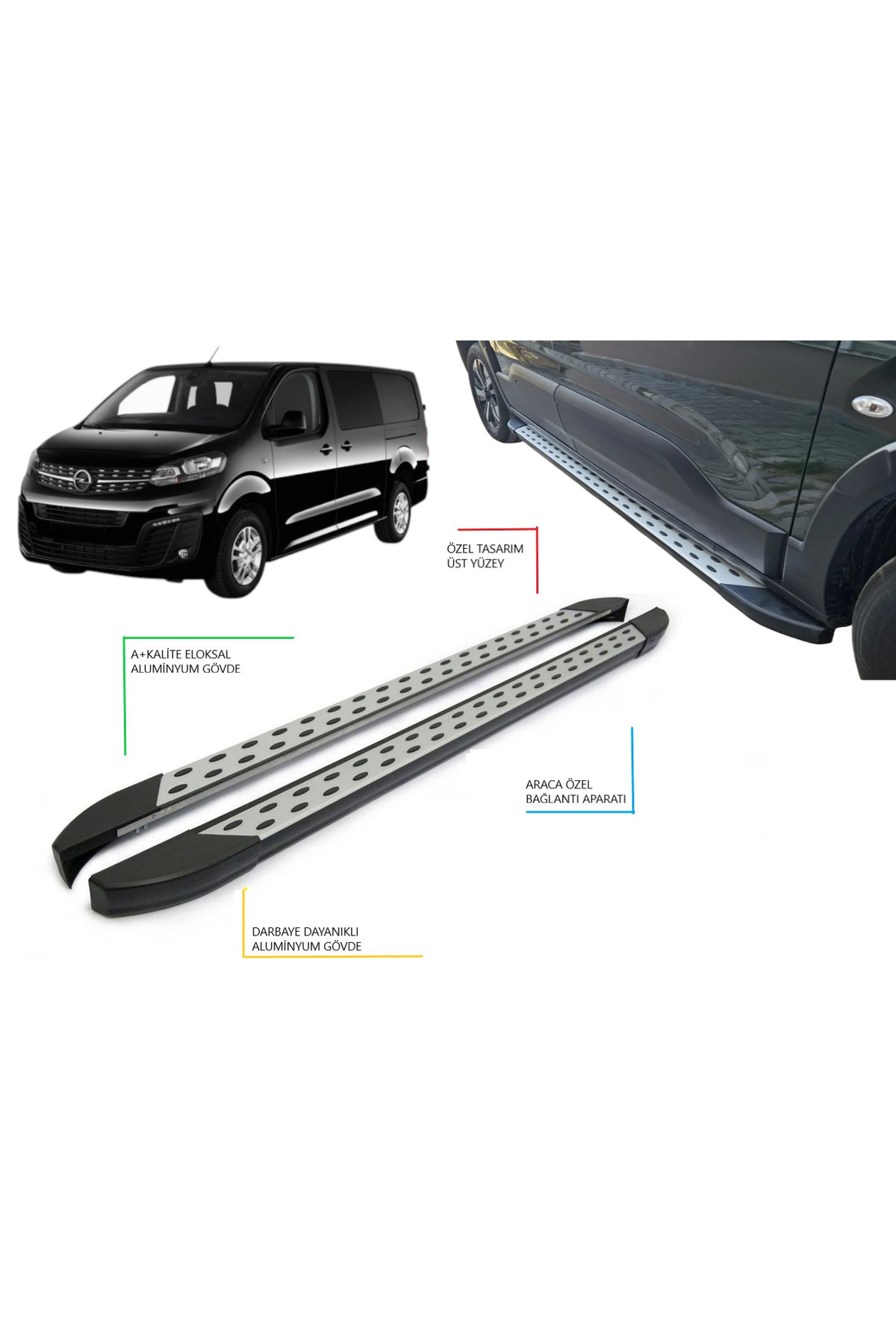 【専用ページ】Lăng Văn Tuấn様 TUNAX OTO VİVARO CİTY CAMLI VAN UZUN ŞASE NOKTALI YAN BASAMAK 2020