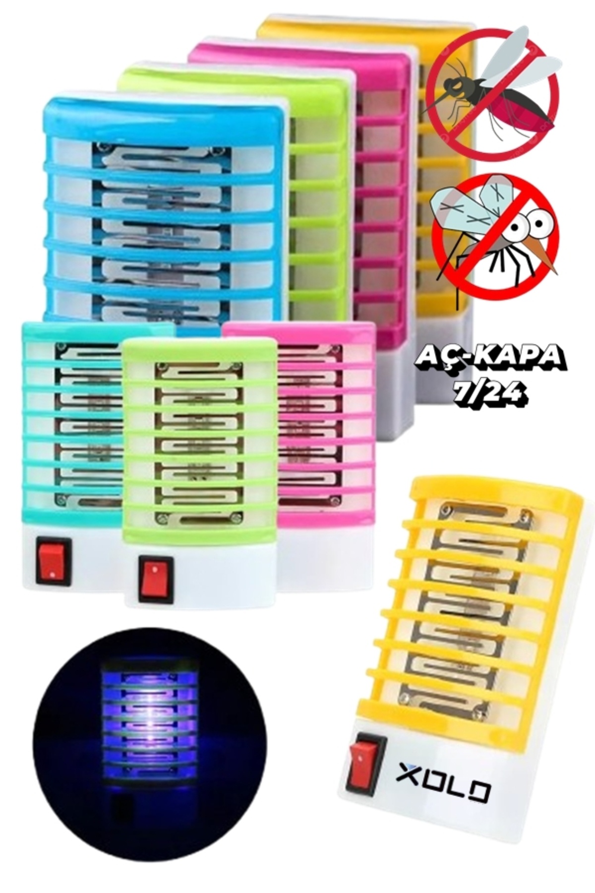 xolo Oda Tipi Mini Sinek Cız Cihazı Priz Tipi XLS309 Aç Kapa