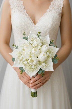 Bioren Okaliptüslü Gala Lale Gelin çiçeği