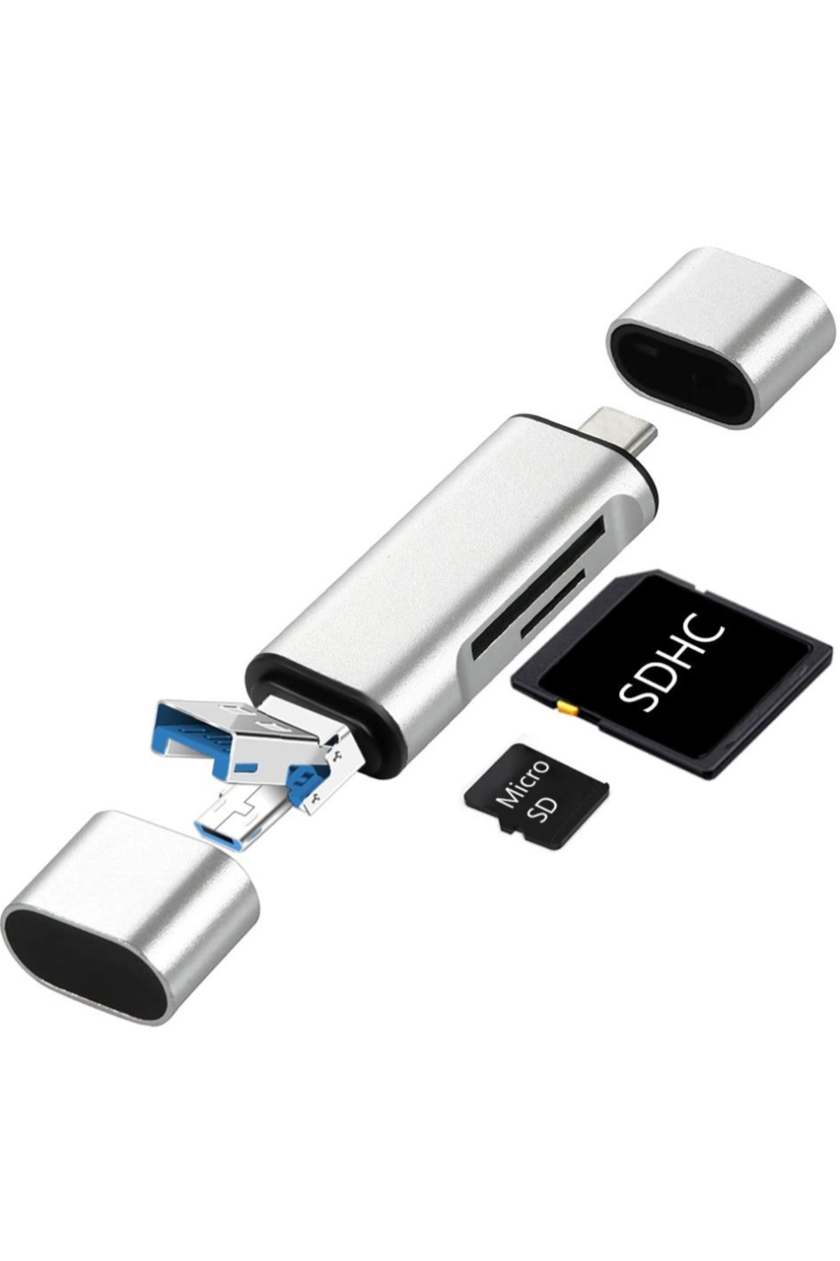 shopwave ZR825 Type-C Usb 3 İn 1 Card Reader