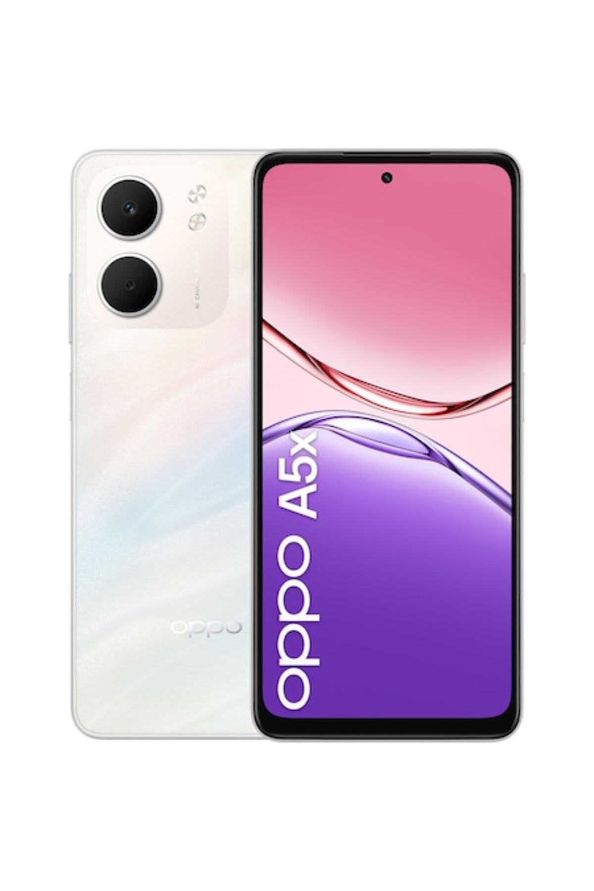 Oppo A5x, 4GB RAM, 128GB, Alb Laser- Trendyol