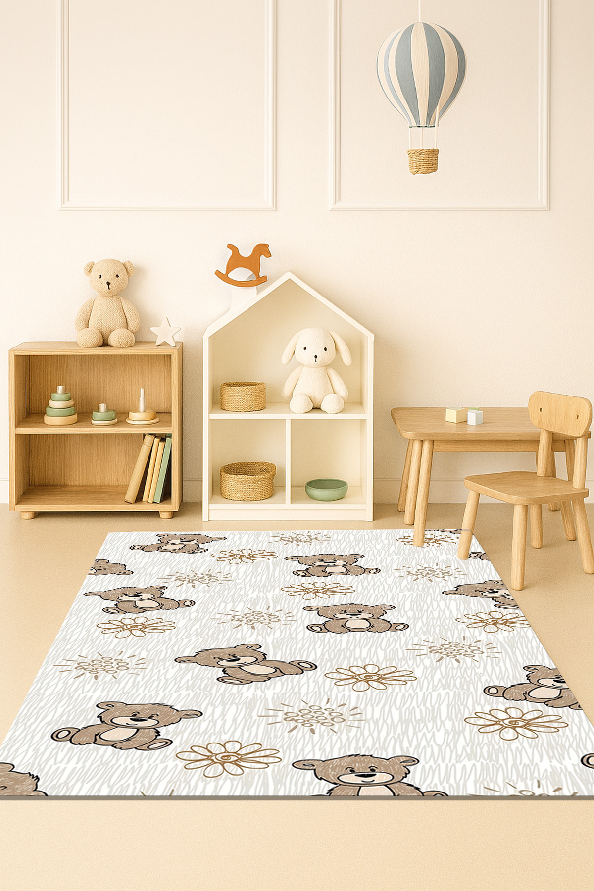 Washable Anti-Slip Base Nursery Rug,Play Rug,Children's Rug