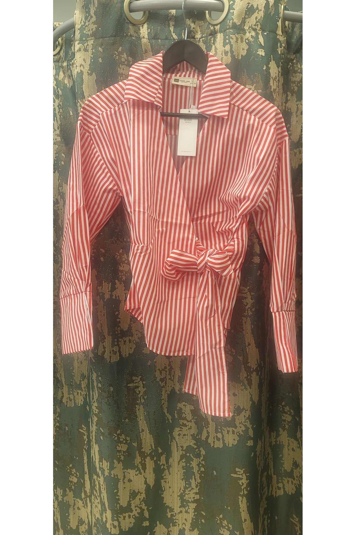 pickkupp ÇİZGİLİ KRUVAZE GÖMLEK