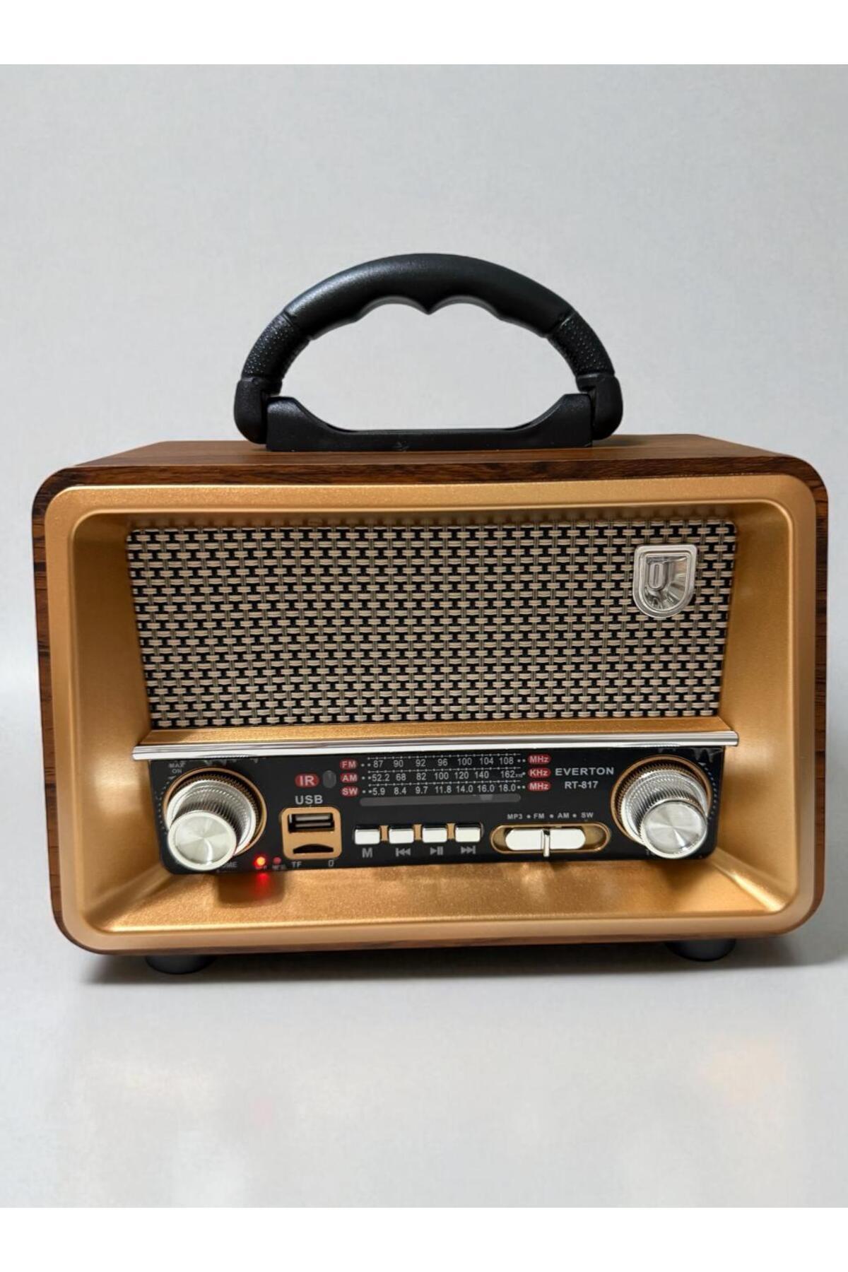 Everton RT-817 KUMANDALI BLUETOOTH USB/SD/AUX/FM 3 BAND NOSTALJİK