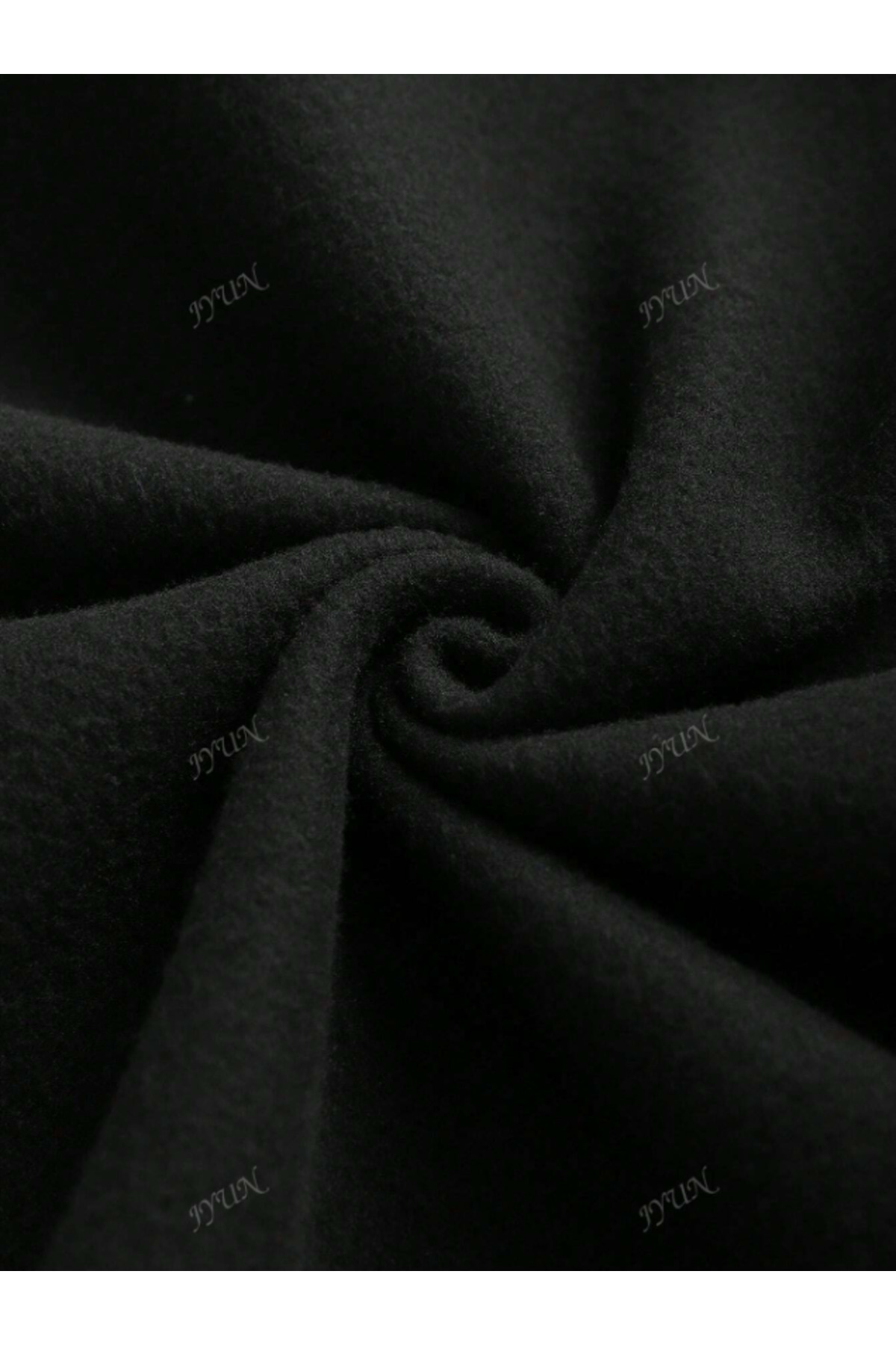 سویشرت کلاه‌دار طرح‌دار نخی نیویورکی مردانه/زنانه Y2k یونیسکس — مشکی Nycs sweats — تصویر 3 از 5