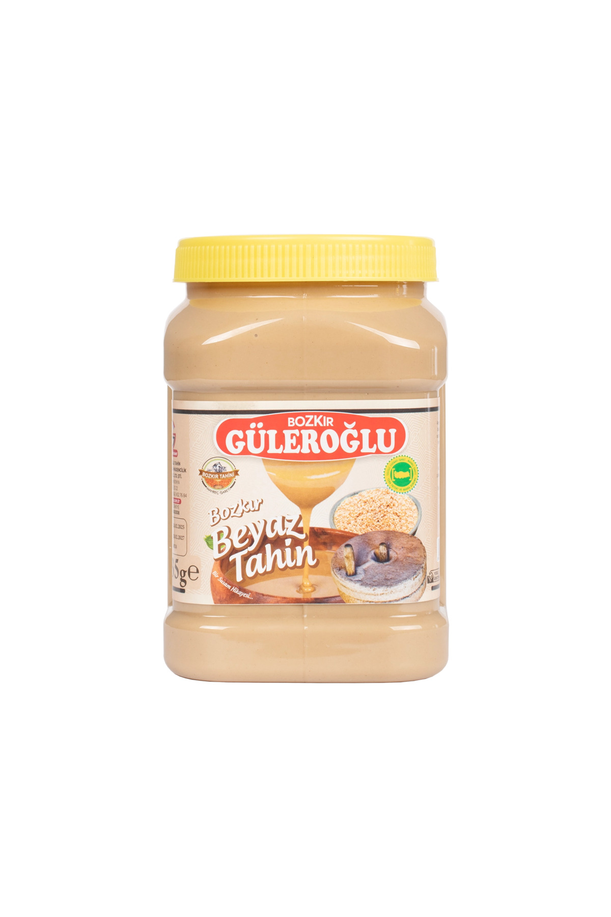 Güleroğlu Beyaz Bozkır Tahini Plastik Kutu Net 800 Gr