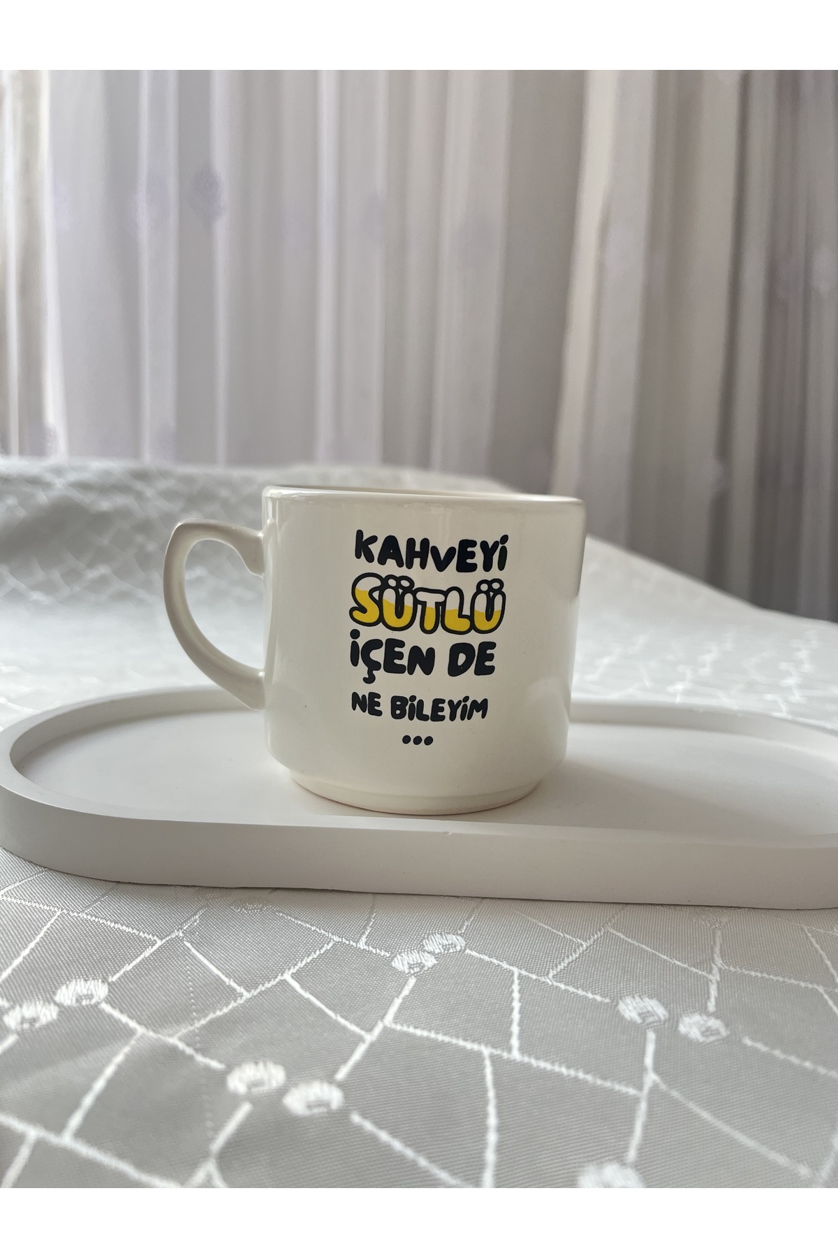 Esprili Kupa Bardak Çay Kahve Fincanı 200 ml