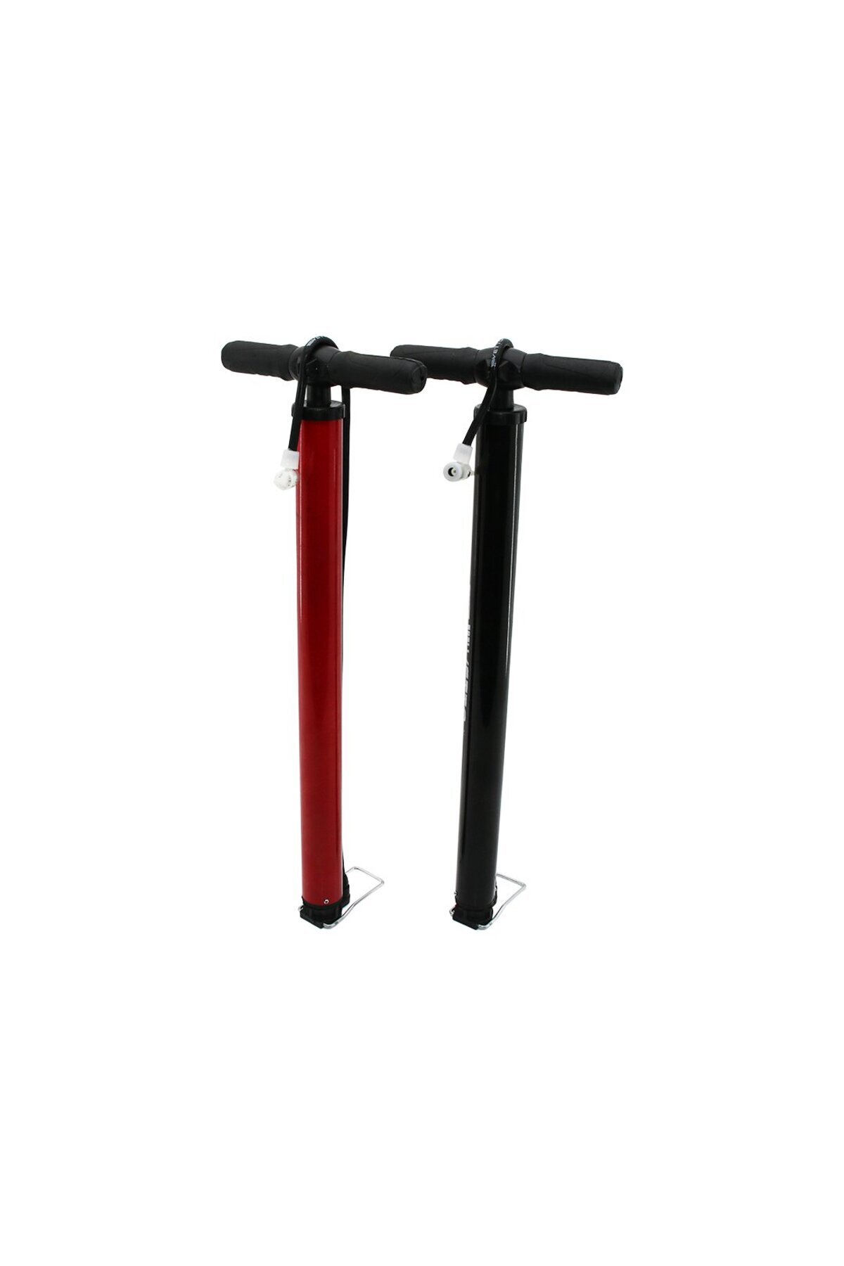 Go İthalat UZUN - KALIN - METAL TERS BASMALI EL BİSİKLET POMPASI (4989)