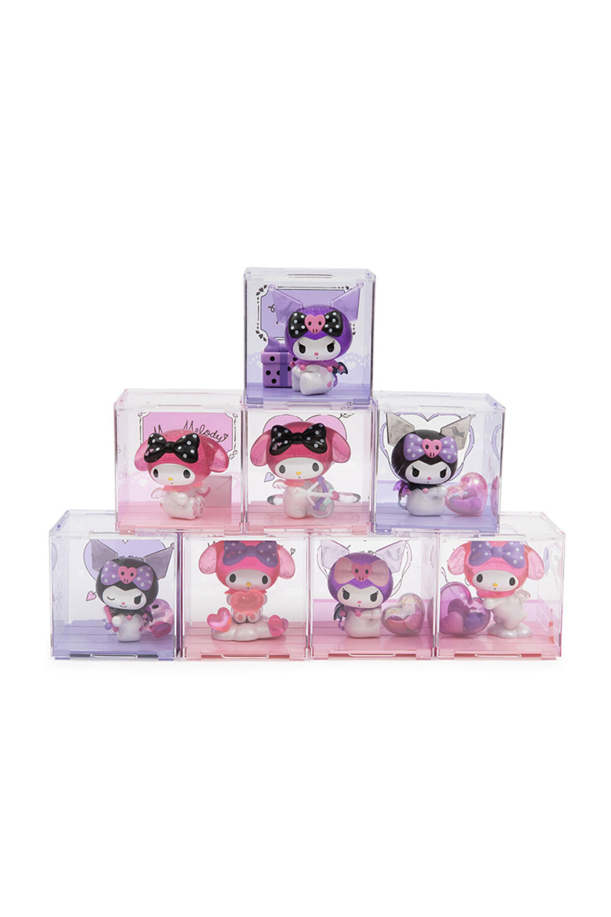 Hello Kitty Kuromi & My Melody Love Letters Mini Figür Sürpriz