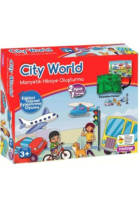 JOYFUL CHİLD Oyuncak City World Manyetik Hikaye Oluşturma