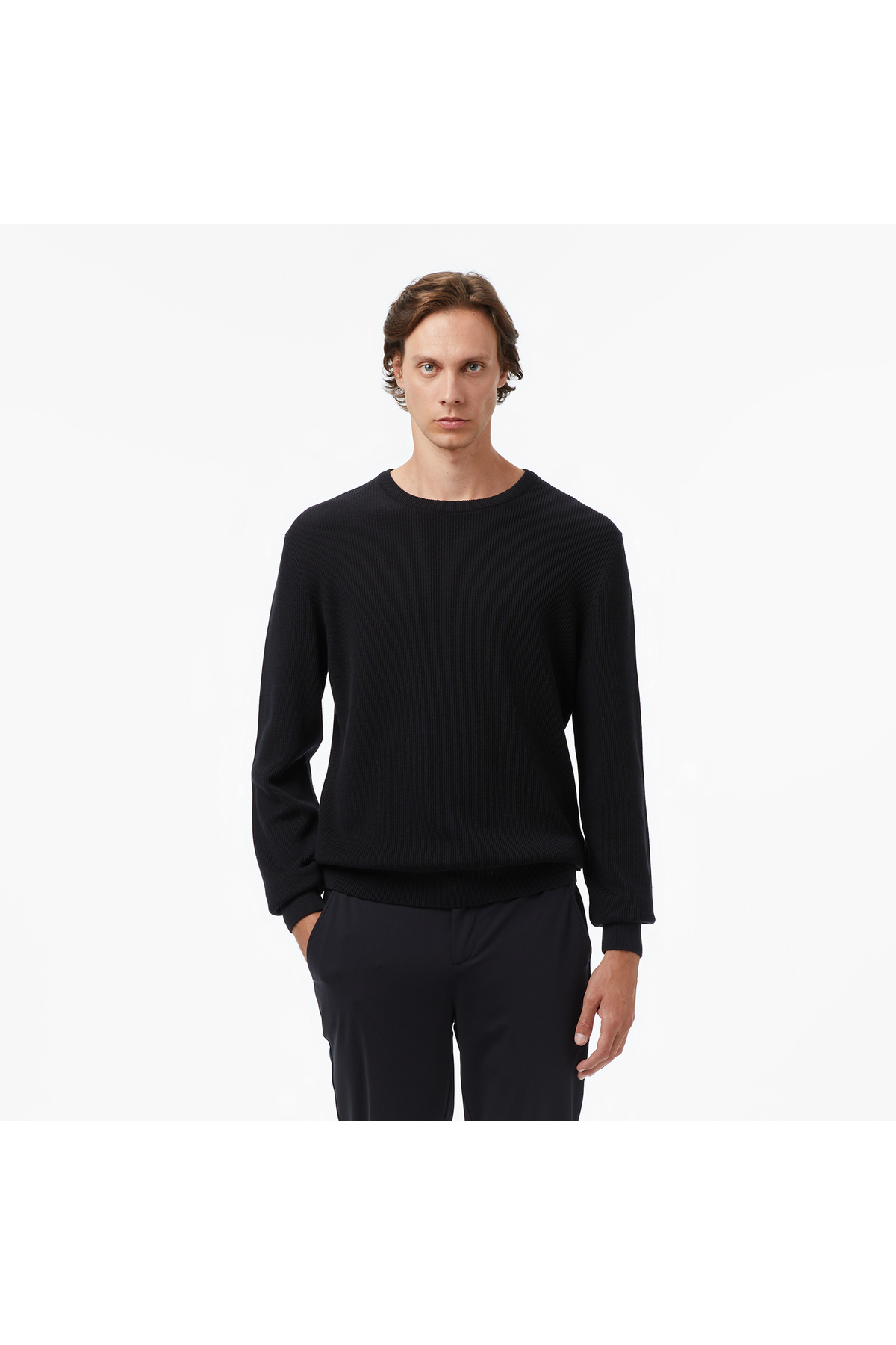 Nautica Erkek Siyah Classic Fit Kazak — مشکی S57212T