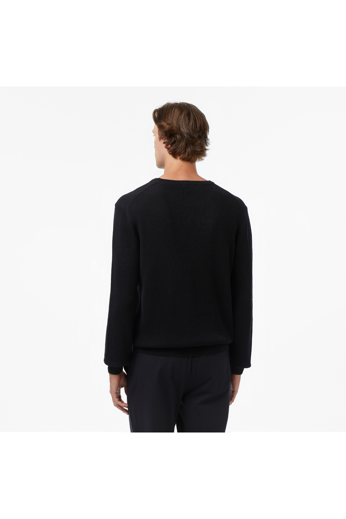 Erkek Siyah Classic Fit Kazak — مشکی S57212T — تصویر 2 از 4