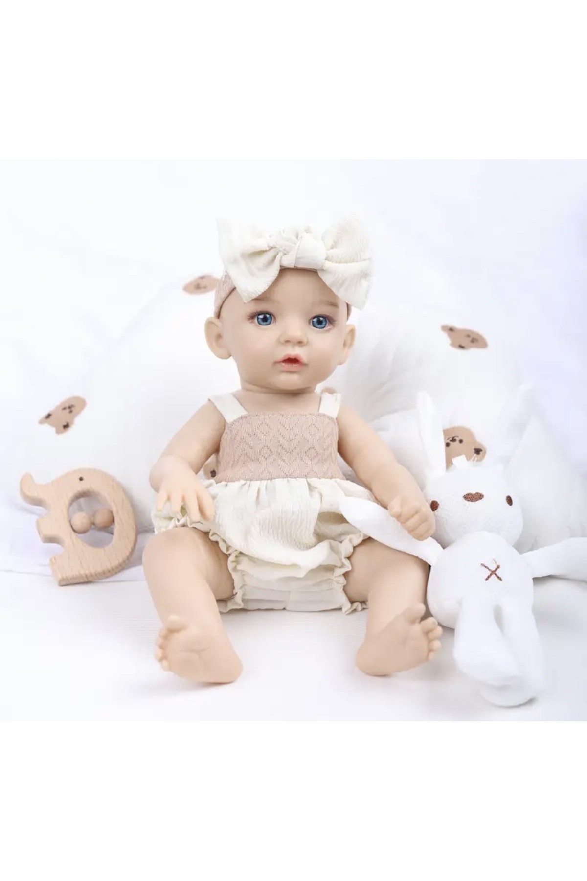 minigimin dolabı Silikon gerçekçi bebek bebek reborn bebek 45 santim gerçekçi bebek