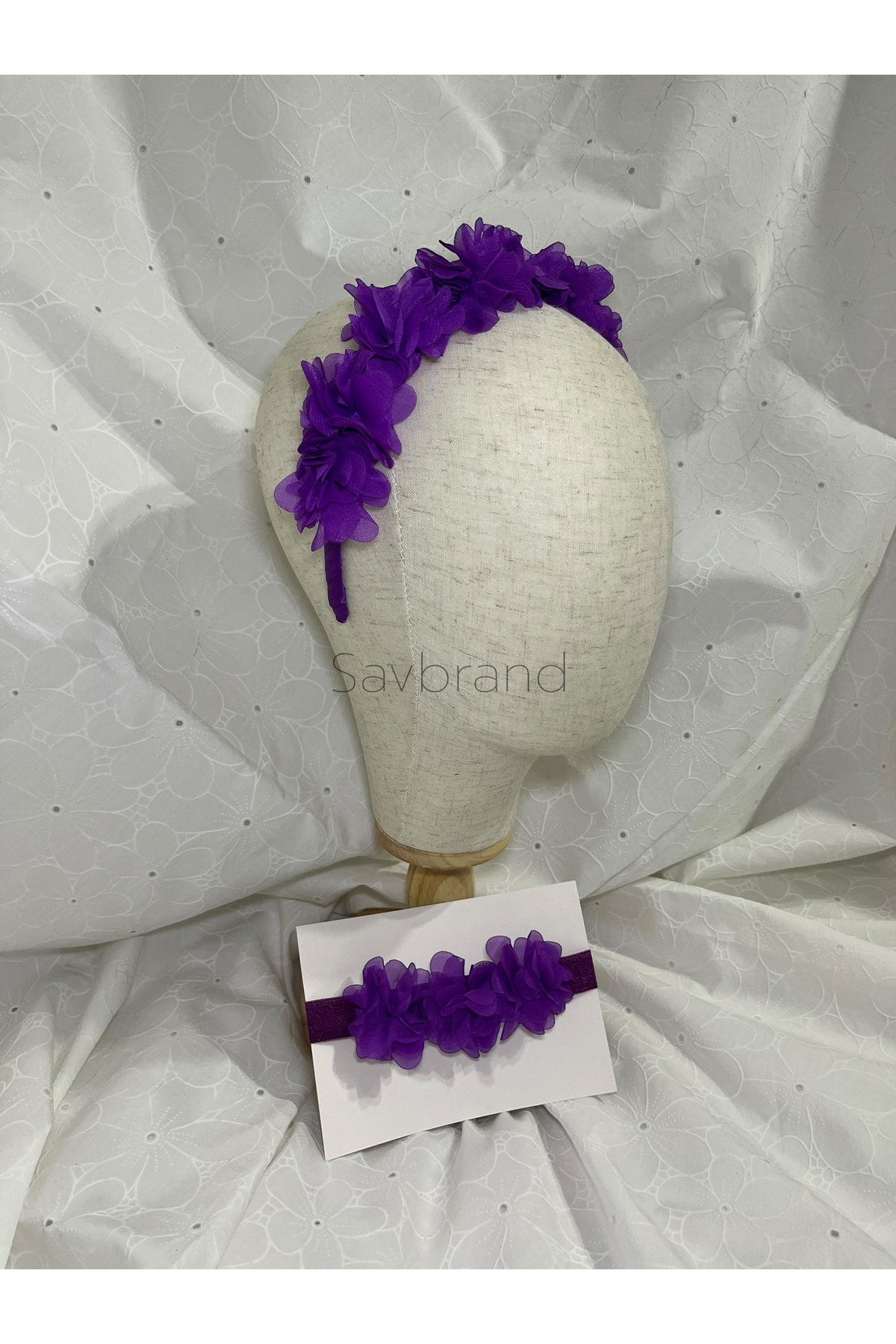 SavBrand Trendy Anne Kız Saç Aksesuarı Seti - Bebek Bandı + Kadın Tacı fotoğrafı 4 (önizleme)