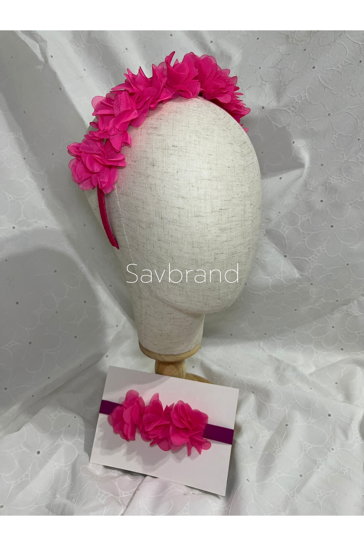 SavBrand Trendy Anne Kız Saç Aksesuarı Seti - Bebek Bandı + Kadın Tacı fotoğrafı 2 (önizleme)