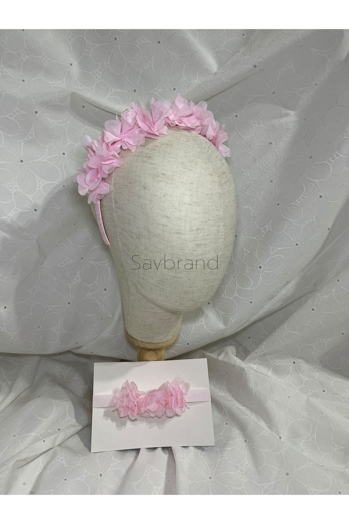 SavBrand Trendy Anne Kız Saç Aksesuarı Seti - Bebek Bandı + Kadın Tacı fotoğrafı 2 (önizleme)