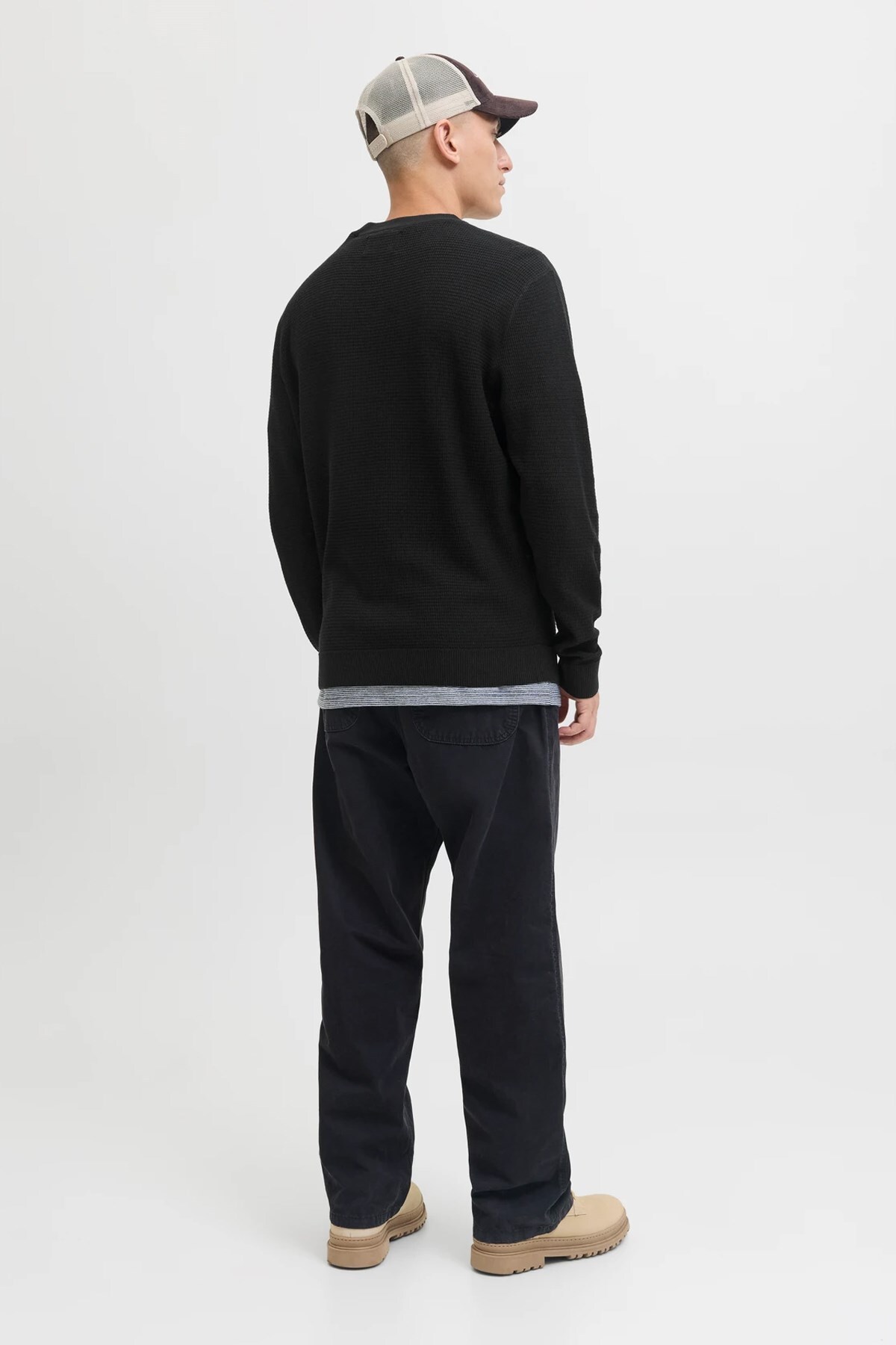 ژاکت کشی مردانه راسته آستین بلند | جک اند جونز Jack & Jones 12283452 - تصویر 2