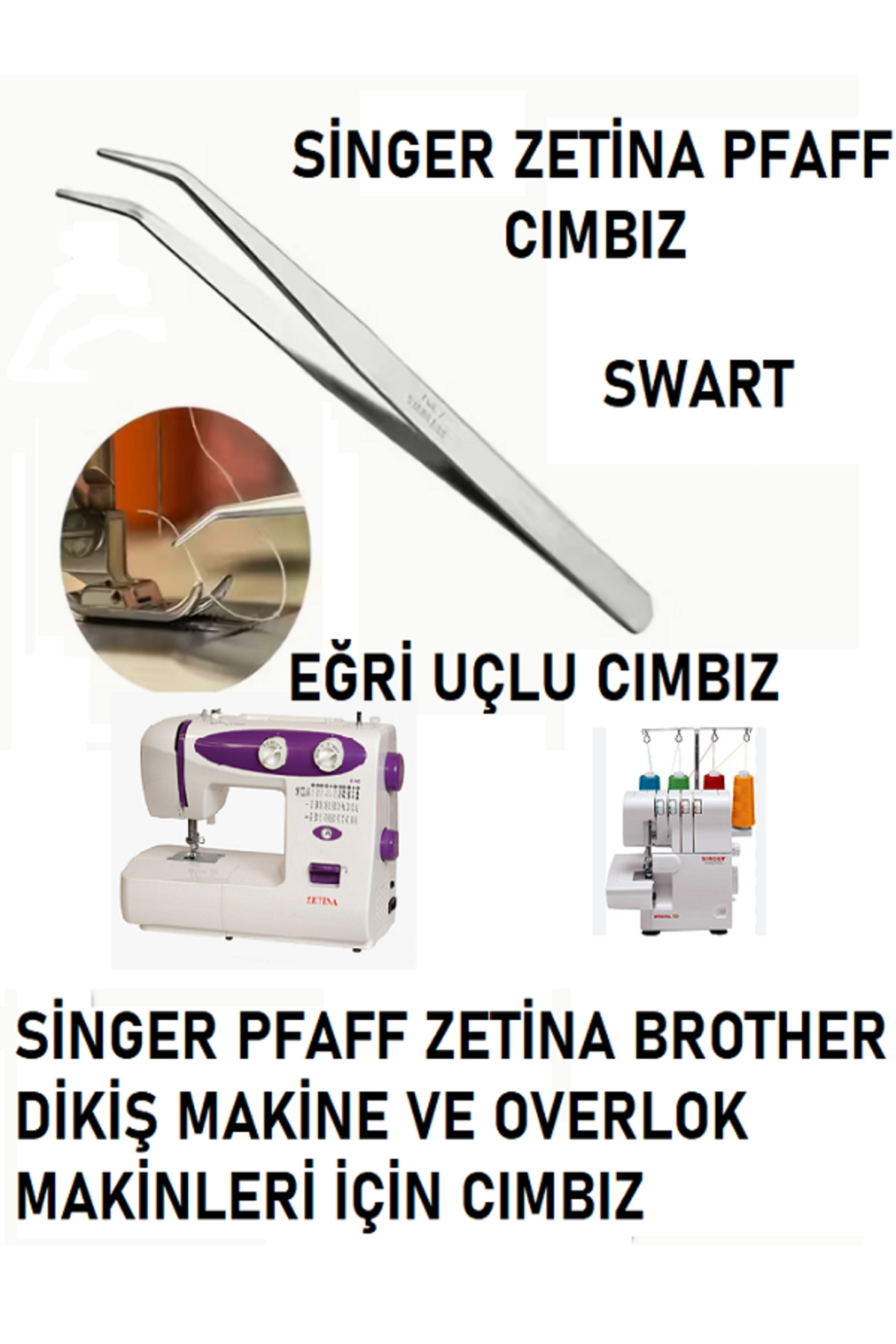 Swart SİNGER PFAFF ZETİNA OVERLOK CIMBIZ - Fiyatı, Yorumları