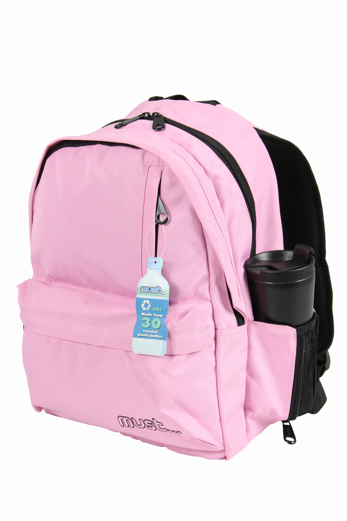 584180 Çift Cepli İlkokul Sırt Çantası-Açık Pembe