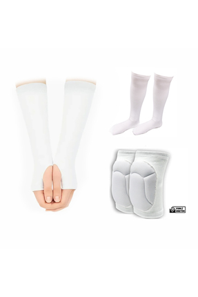 SCHMILTON Voleybol Dizliği Voleybol Çorabı Voleybol Kolluğu Set