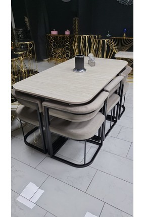 AYDIN KARACA MOBİLYA 6 KİŞİLİK MASA TAKIMI