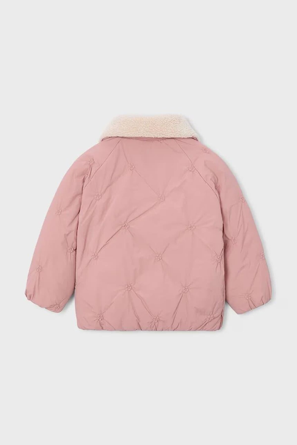 Mayoral Çiçekli Kız Mont - Pembe fotoğrafı 3 (önizleme)
