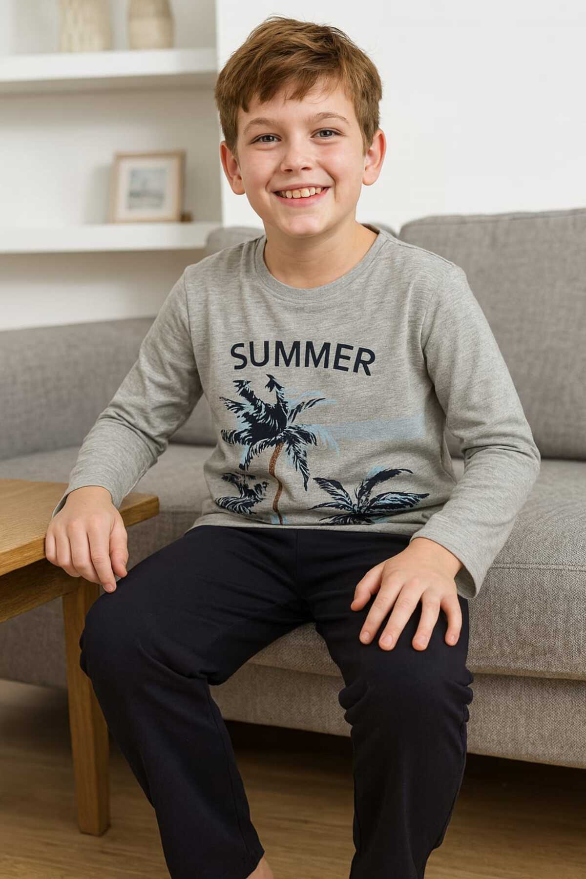 Tenra Çocuk Pijama Takımı %100 Pamuk fotoğrafı 4 (önizleme)