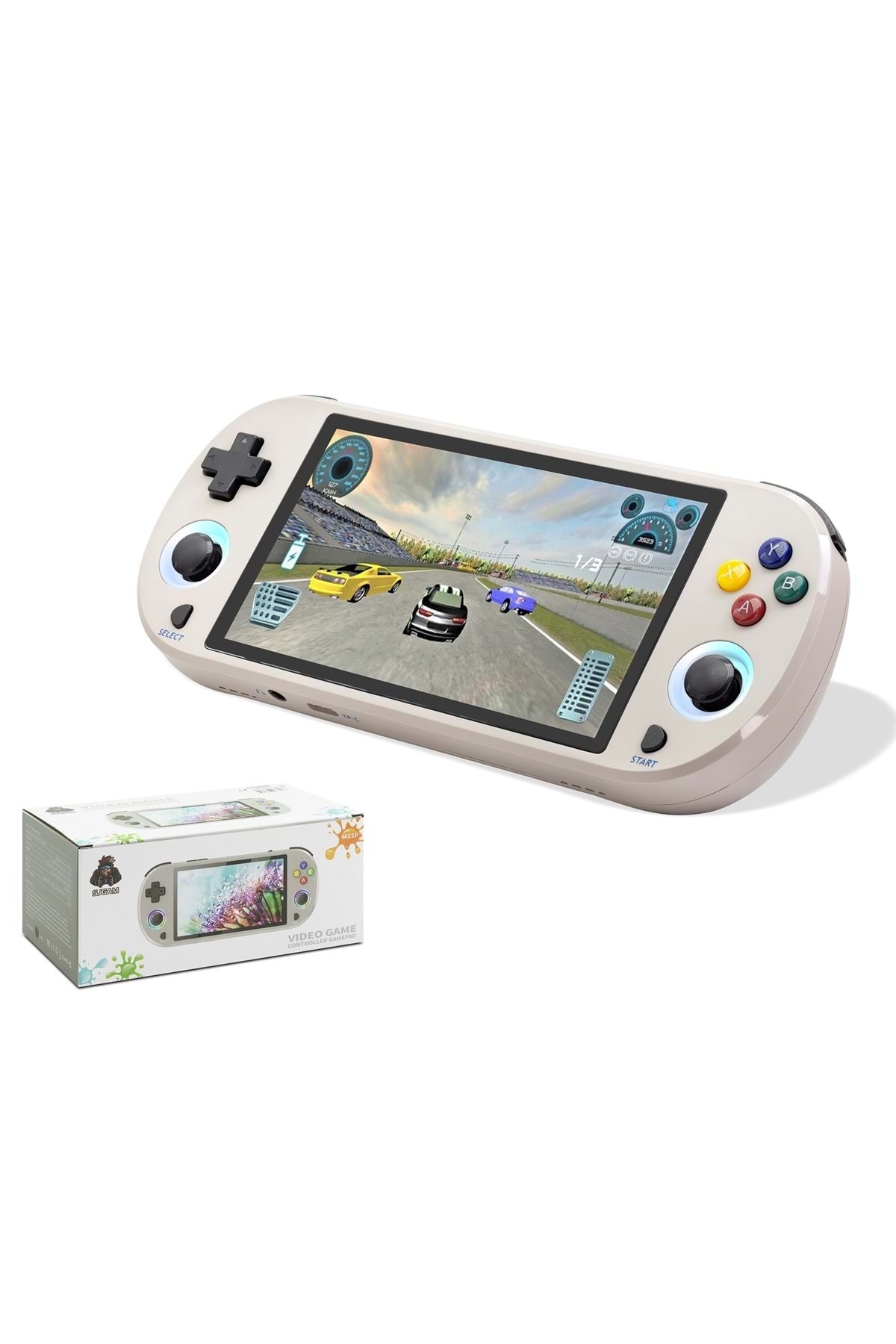 平行リンクマスコン(たかやんや) NODAR Nd757 M22 Pro Retro El Konsolu – 5'' Ekran, Çift Çekirdek