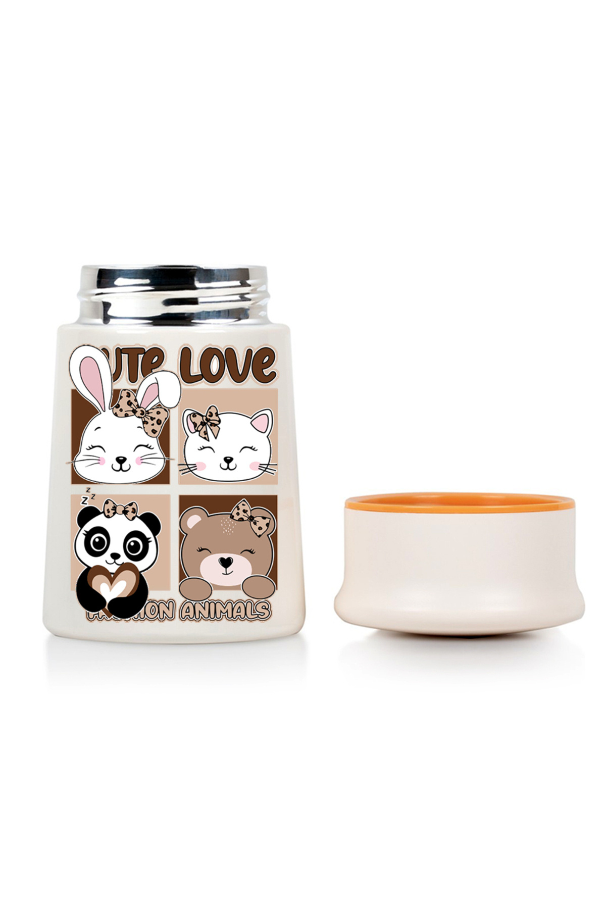 HOPEFUL DESİGN HOPEFUL DESİNGN Desenli 280ML Bebek Mama Saklama Termosu Paslanmaz Çelik Termos fotoğrafı 2 (önizleme)