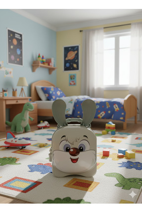 ALYTECH TAVŞAN TASARIMLI KİLİTLİ ÇANTA KUMBARA