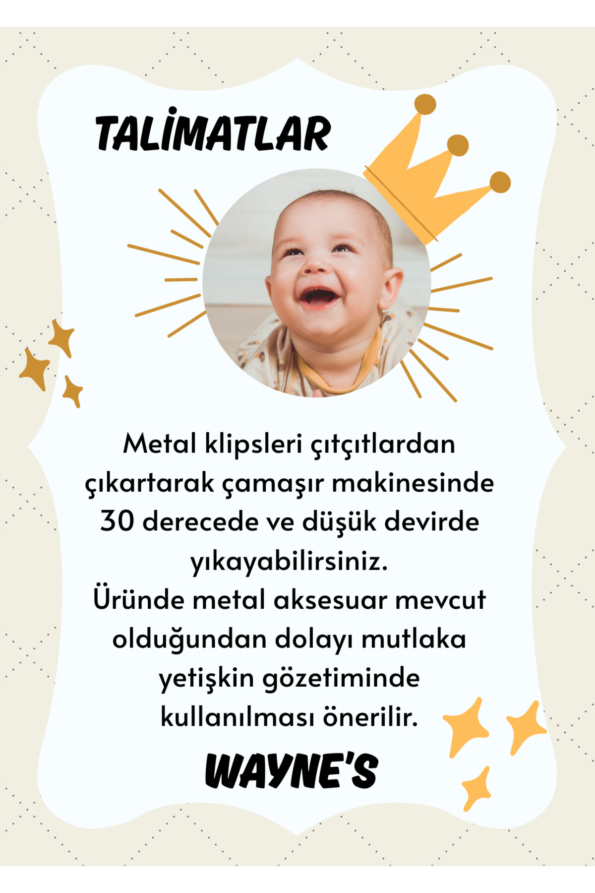 Wayne's 3’lü Erkek Bebek Emzik Askısı Seti – Emzik Zinciri & Emzik Tutacağı, Emzik Askılığı fotoğrafı 4 (önizleme)
