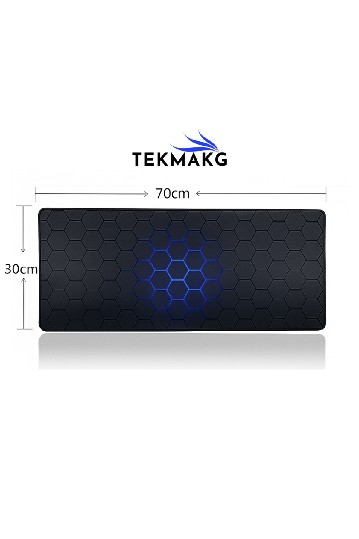 Professional Gaming Mousepad 70x30 cm Table Pad with Large Surface Non-Slip Base