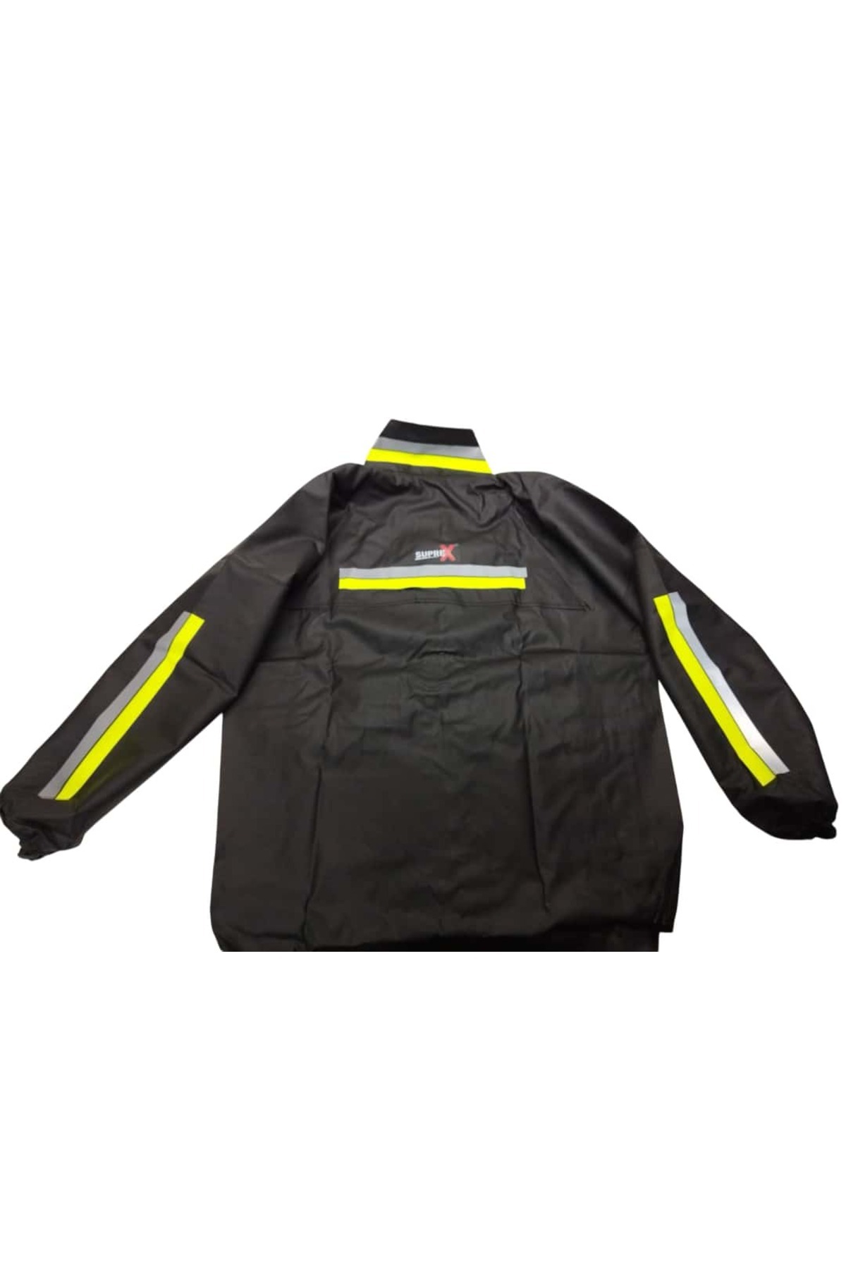 PeraPelis Suprex Pvc Kurye Yağmurluk Siyah Takım L