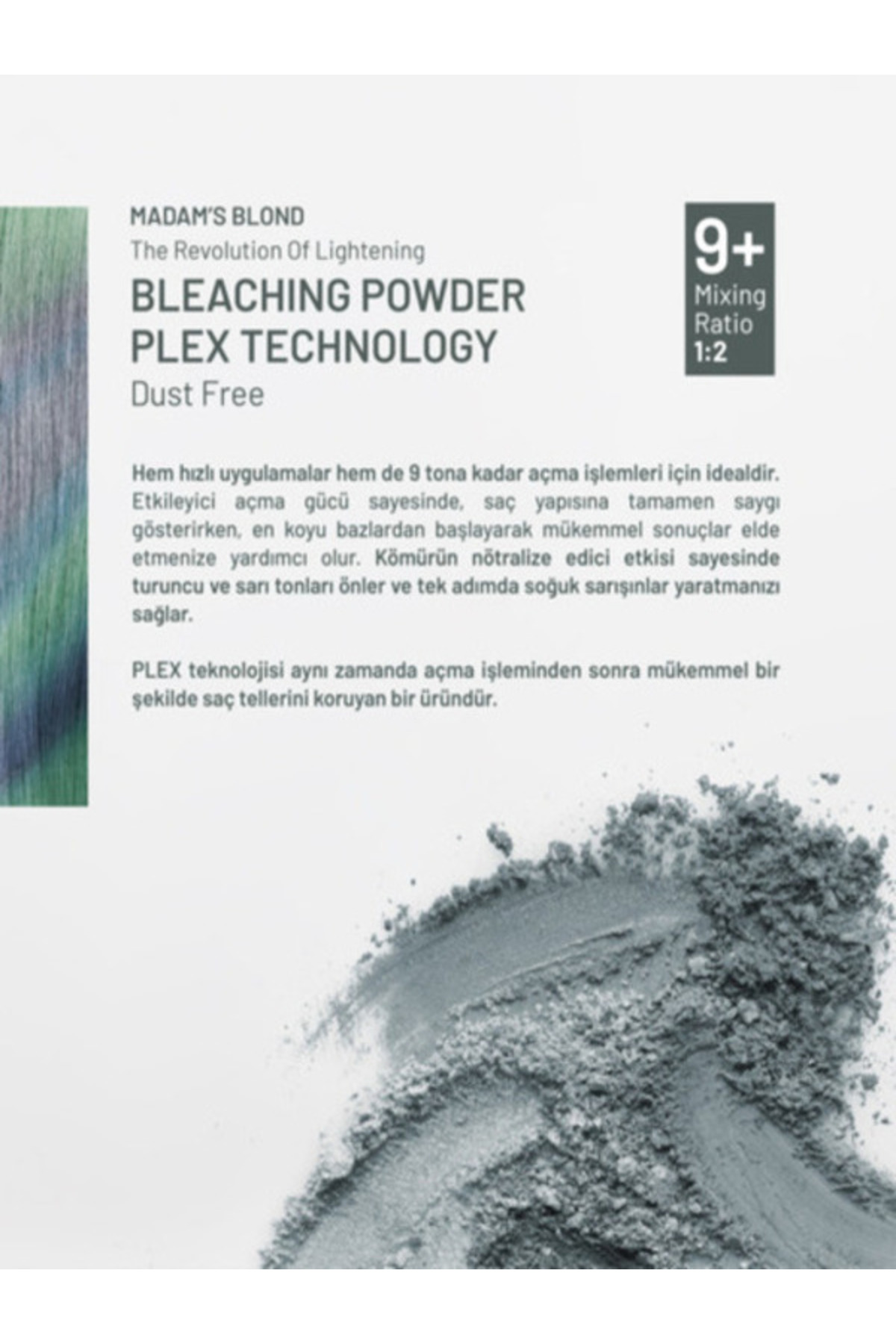 Powder Saç Açıcı Karbon Gri — P002 — تصویر 2 از 3