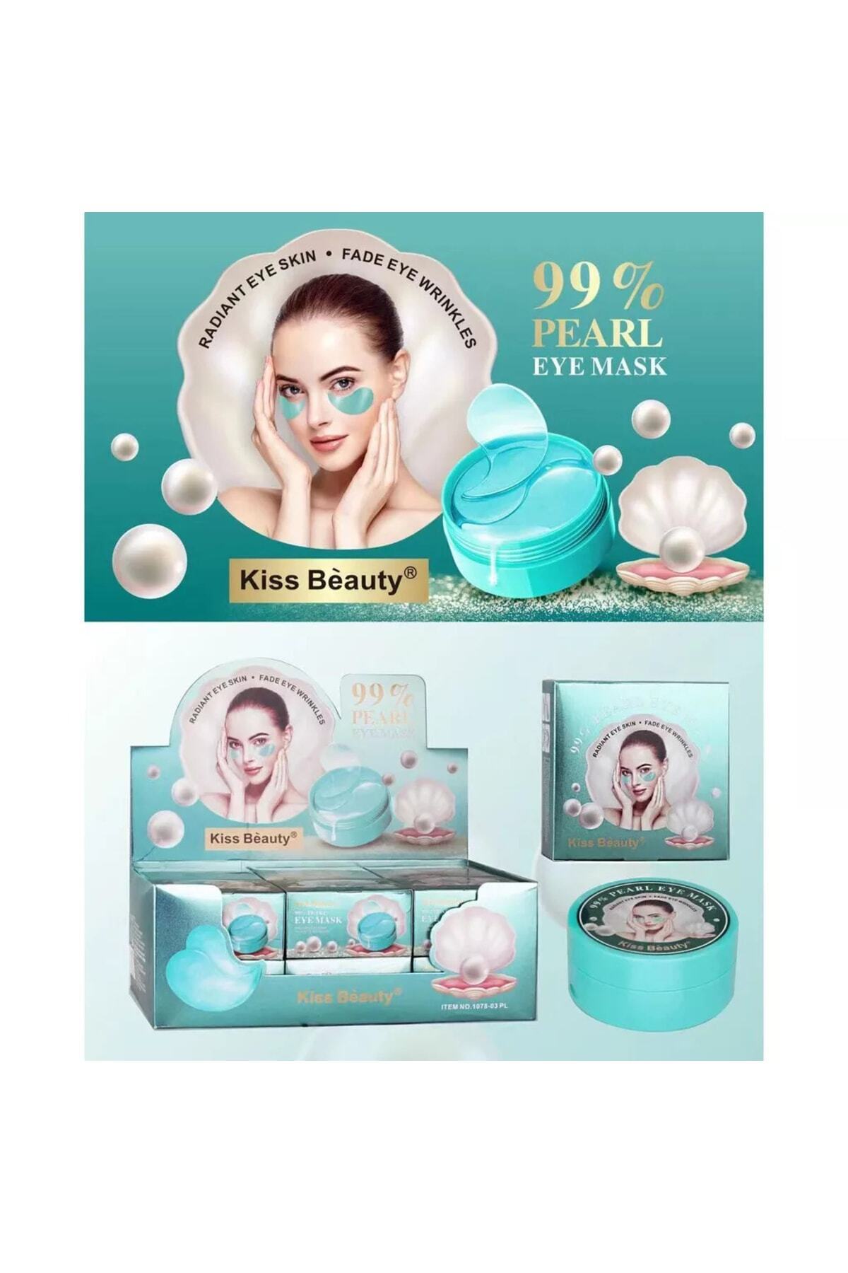 Genel Markalar Jel Maske Kırışıklık Ve Morluk Giderici Göz Altı Maskesi Pearl İnci Maske 60 Ad ORGİNAL KİSS BEAUTY