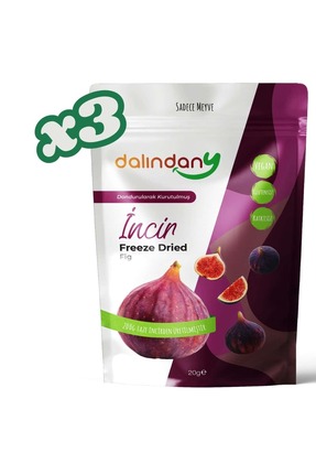 Dalindany Dondurularak Kurutulmuş İncir Dilimleri 20 Gram X3
