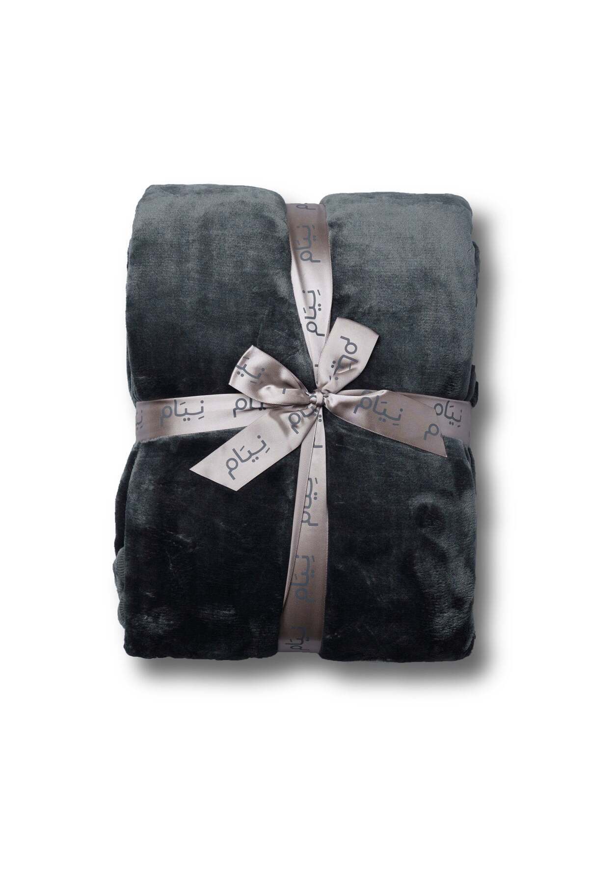 Neyam بطانية شتوية مصنوعة من البوليستر بنسبة 100%. مقاس 200×150 - بطانية مخملية ناعمة ومريحة، بلونين.