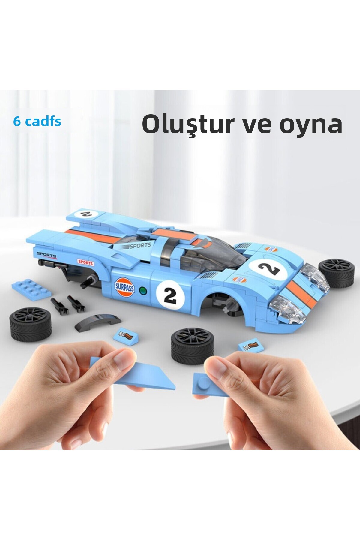 نسی‌ورلد C51076W کادا آزور فیرتیناسی اسباب‌بازی بلوکی ۲۶۶ تکه