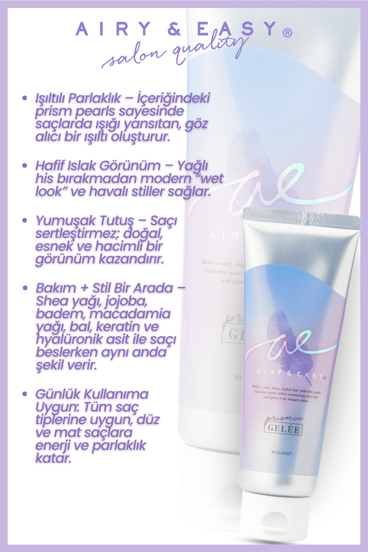 Airy&Easy Prism Hair Gelée ışıltılı Saç Şekillendirici — CR140920 — تصویر 2 از 6