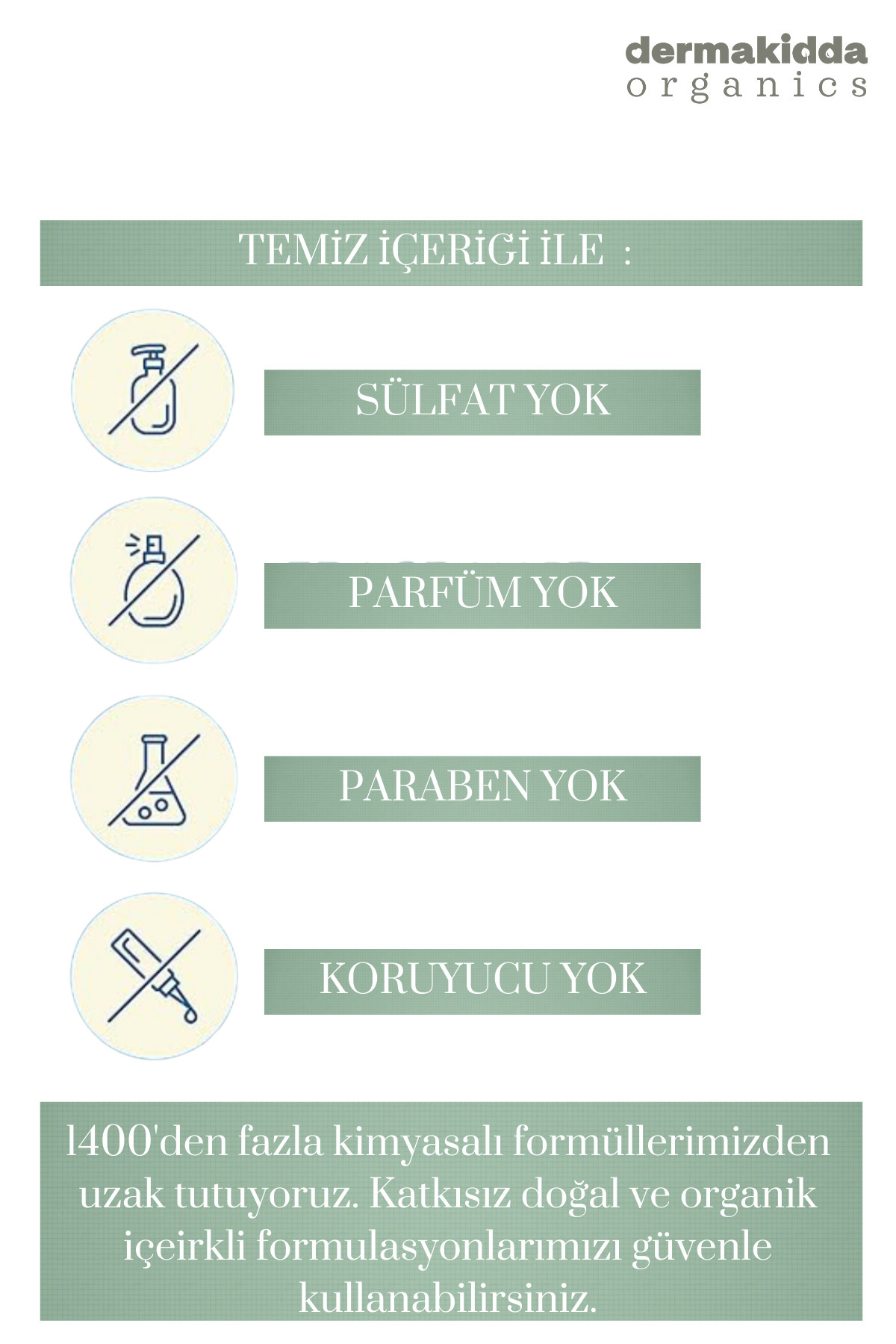 Dermakidda Organics Günlük Defans Organik Pişik Kremi 50 ML fotoğrafı 2 (önizleme)