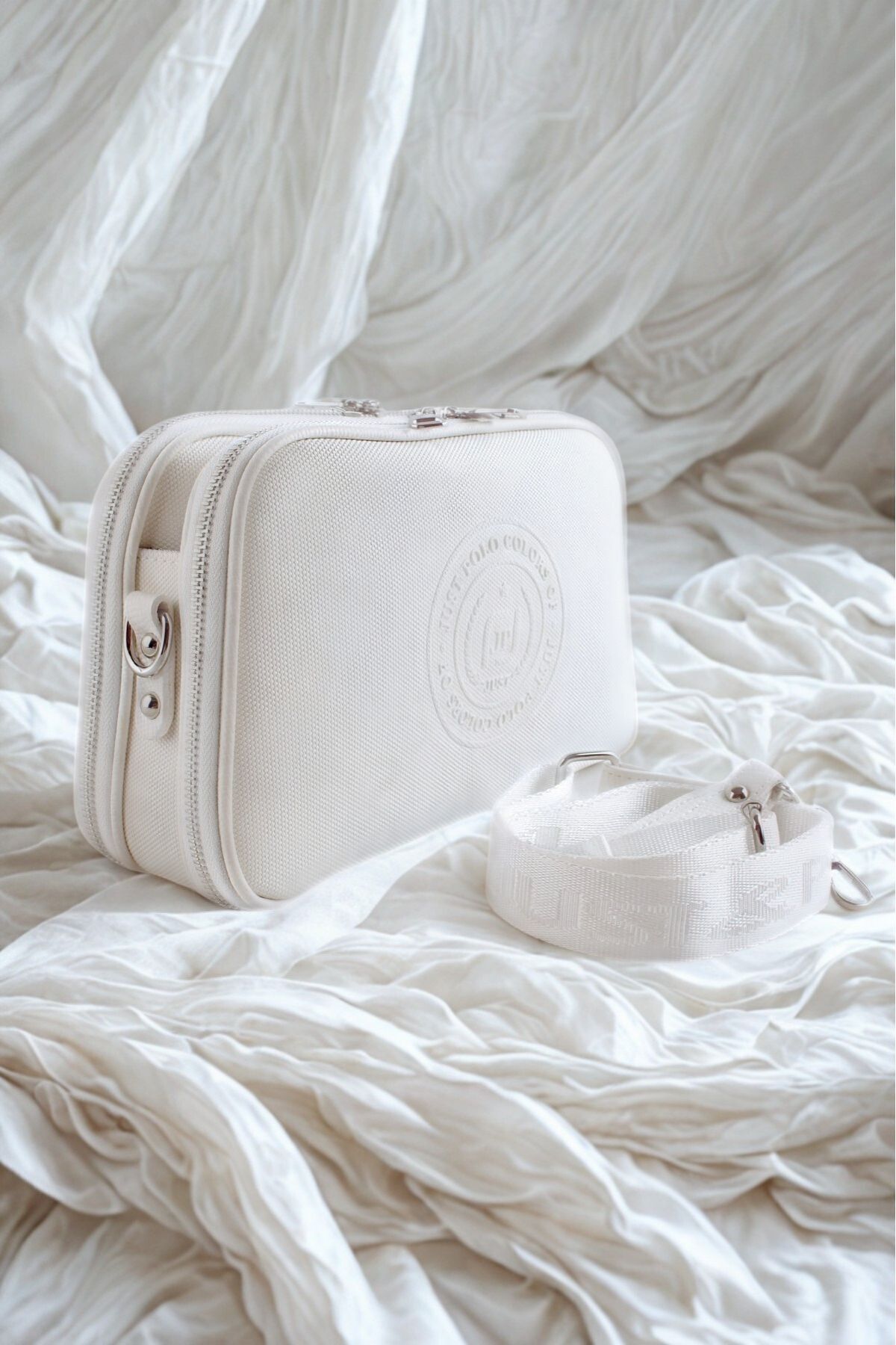 Women's Crossbody Crossbody Bag Medium 2 Straps Casual Bag Shoulder Bag 4086 WHITE