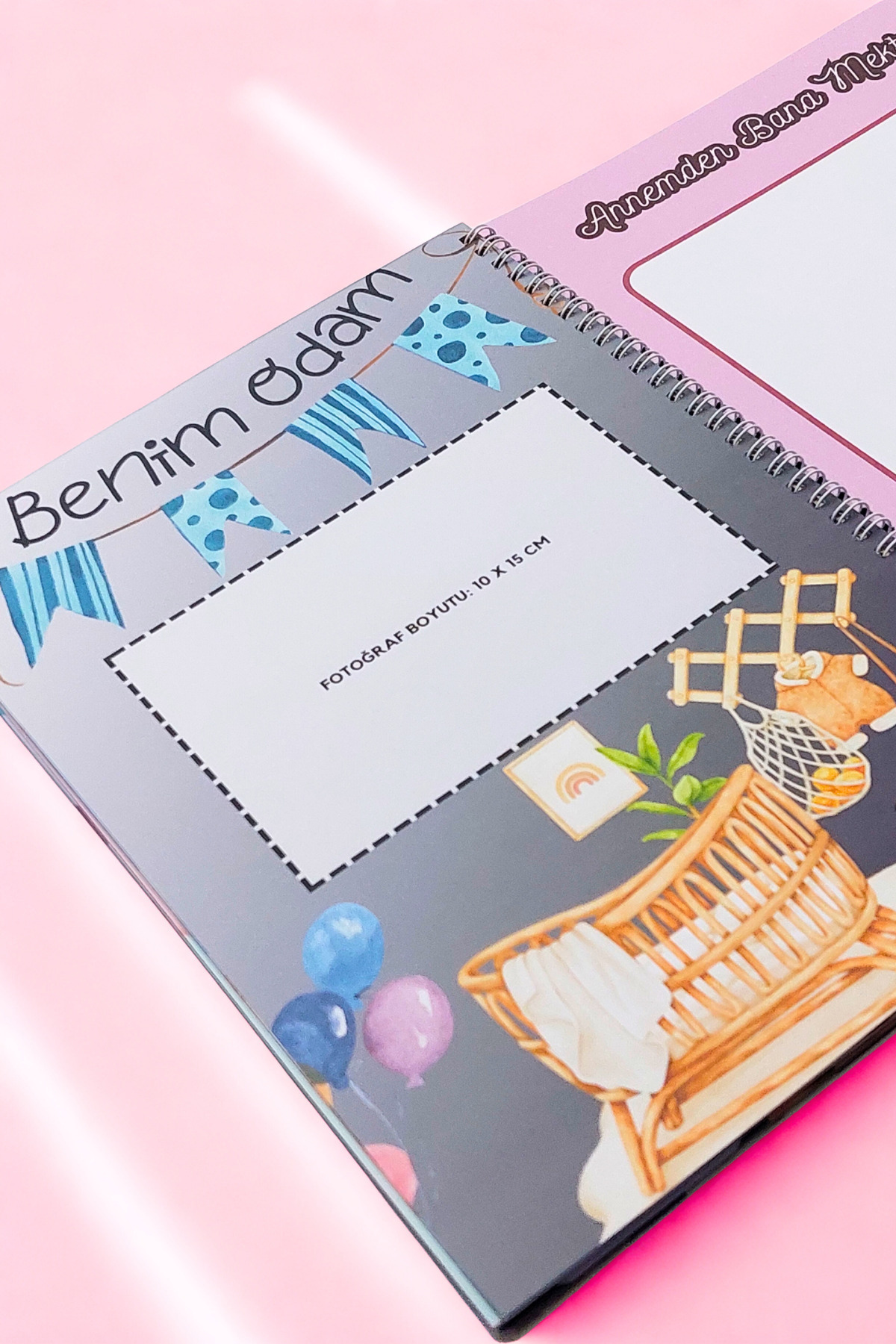 caps İlk Nefes: Dünyaya Geliş Hikayem - Hamilelik & Anne Bebek Anı Defteri - Hamilelik & Doğum Günlüğü fotoğrafı 4 (önizleme)