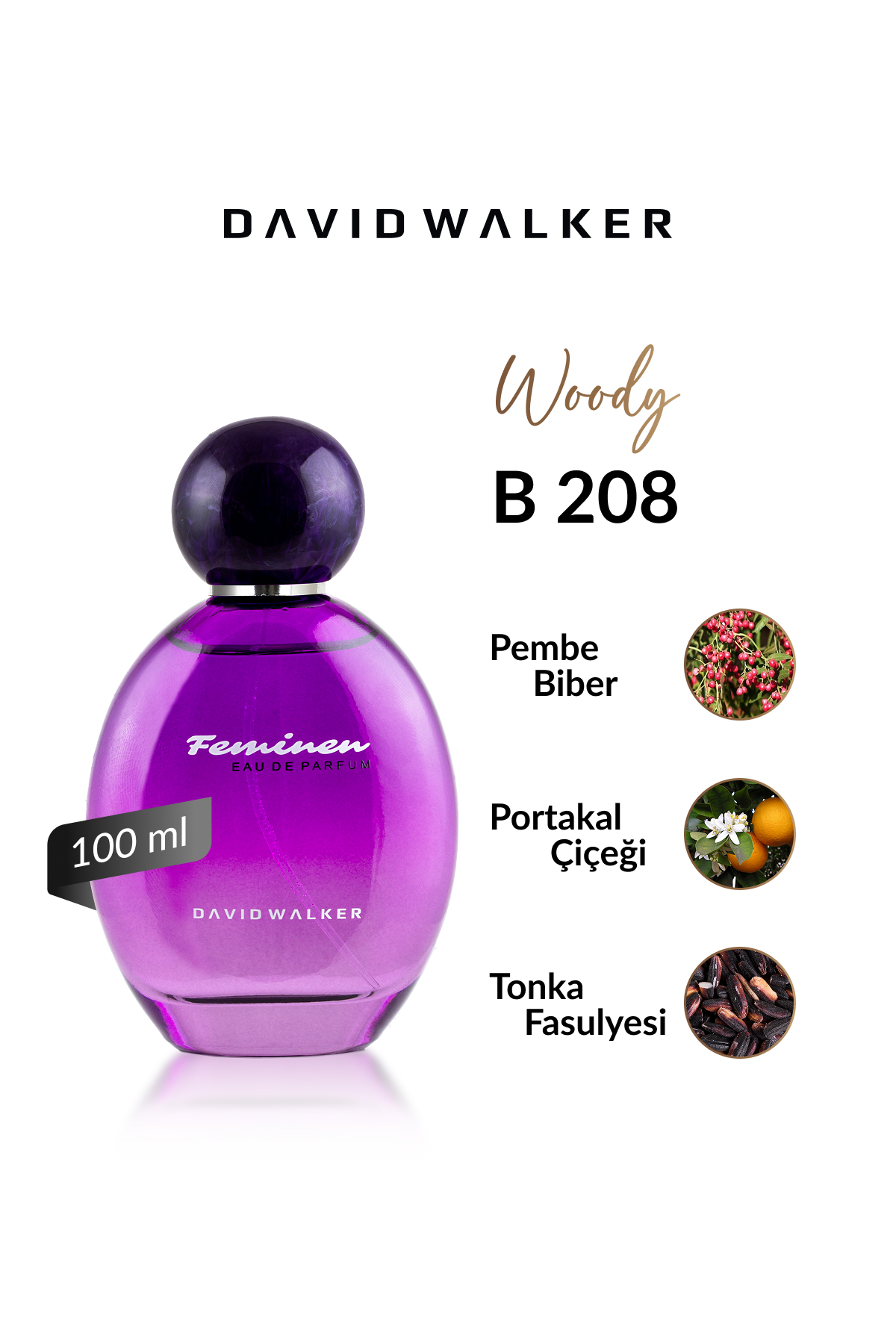David Walker B208 Waterlily 100 ml Kadın Parfüm | Woddy - Fiyatı