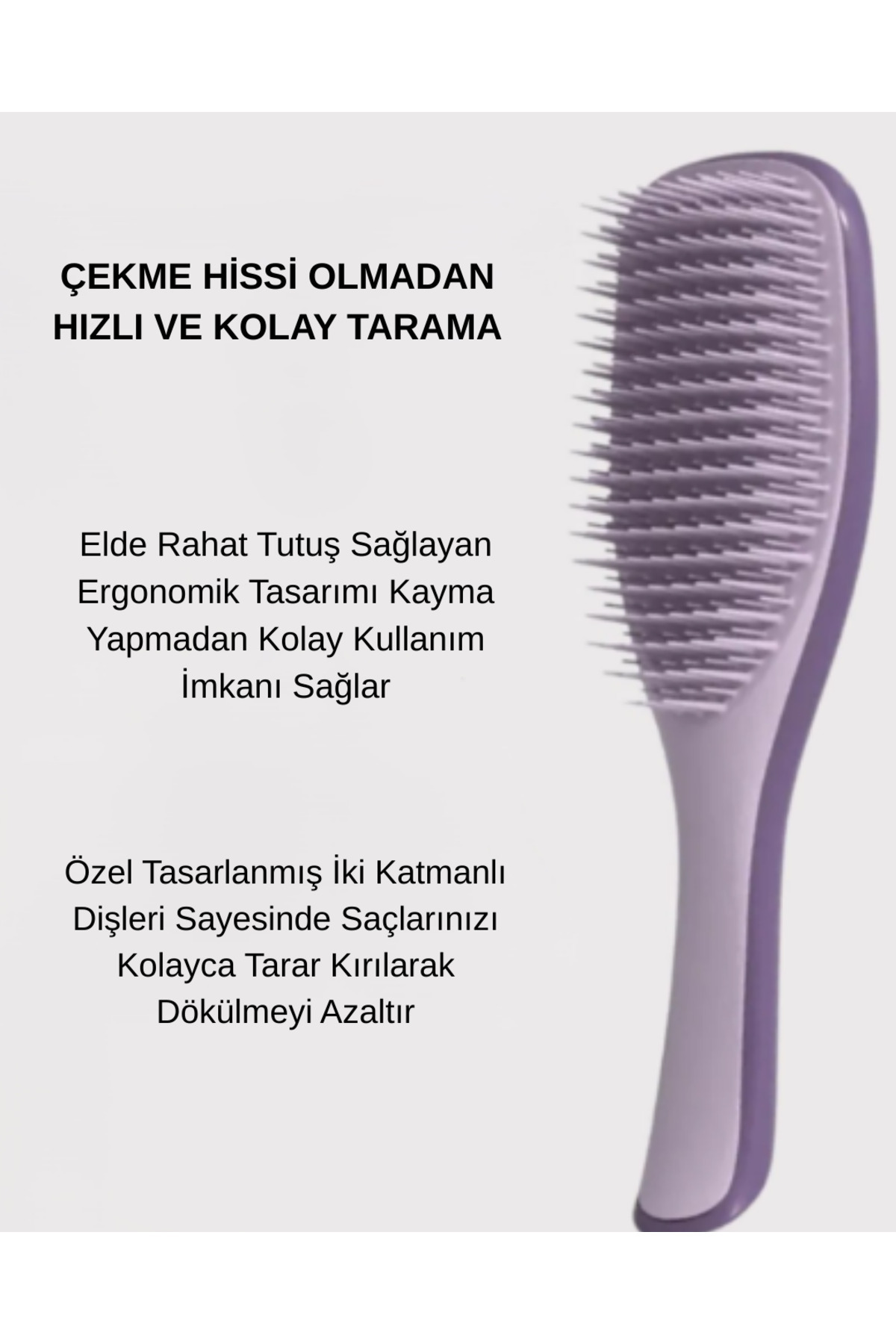Nofella Yeni Nesil Islak Saç Açıcı Tarak Sihirli Fırça Magic Hair Brush