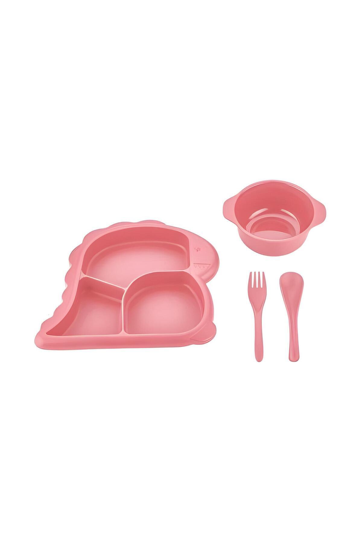 Lova "Bebek Yemek Takımı | Dinozor Şekilli Plastik Tabak, Mama Kasesi, Kaşık & Çatal | BPA’sız, Güvenli" fotoğrafı 2 (önizleme)