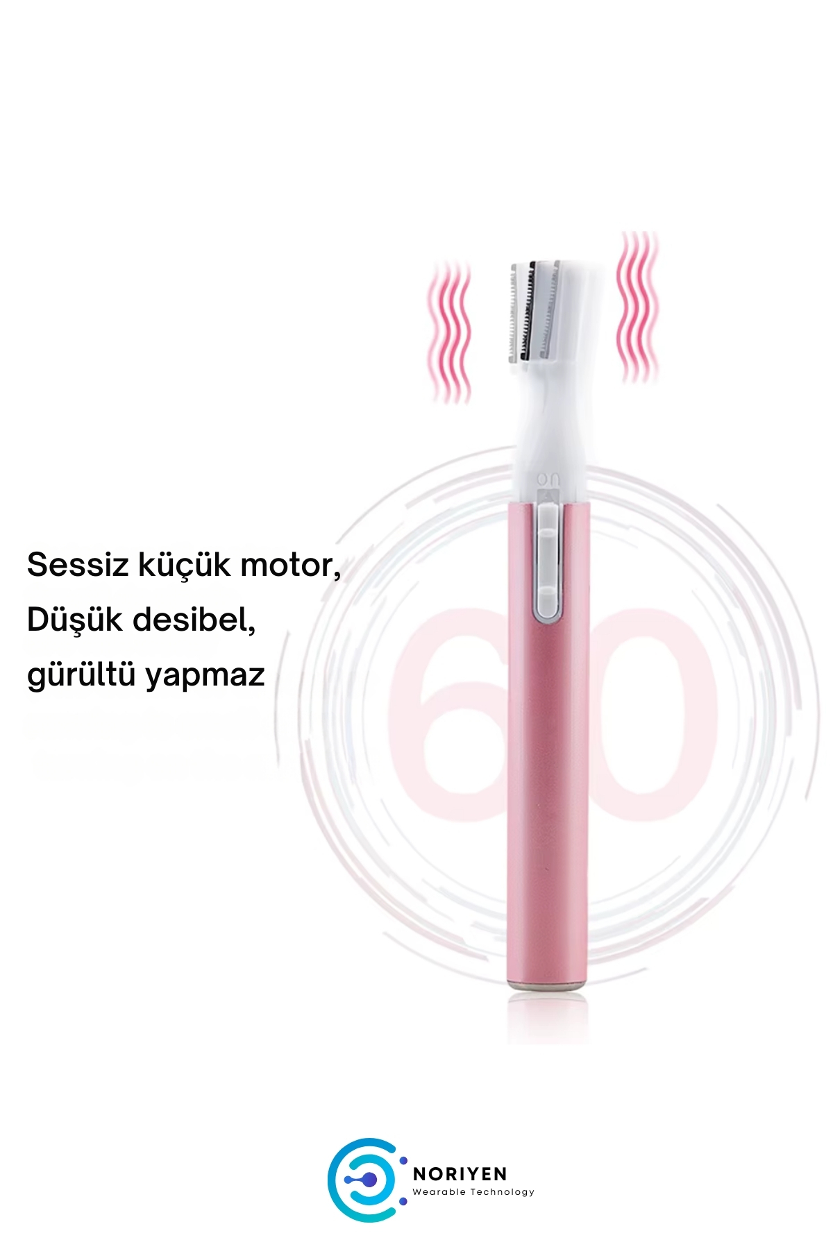 Premium Özel Seri Pilli Burun Kıl Alma Sakal Düzeltme Kaş Bıyık Kulak Burun Kılı Temizleme Makinesi