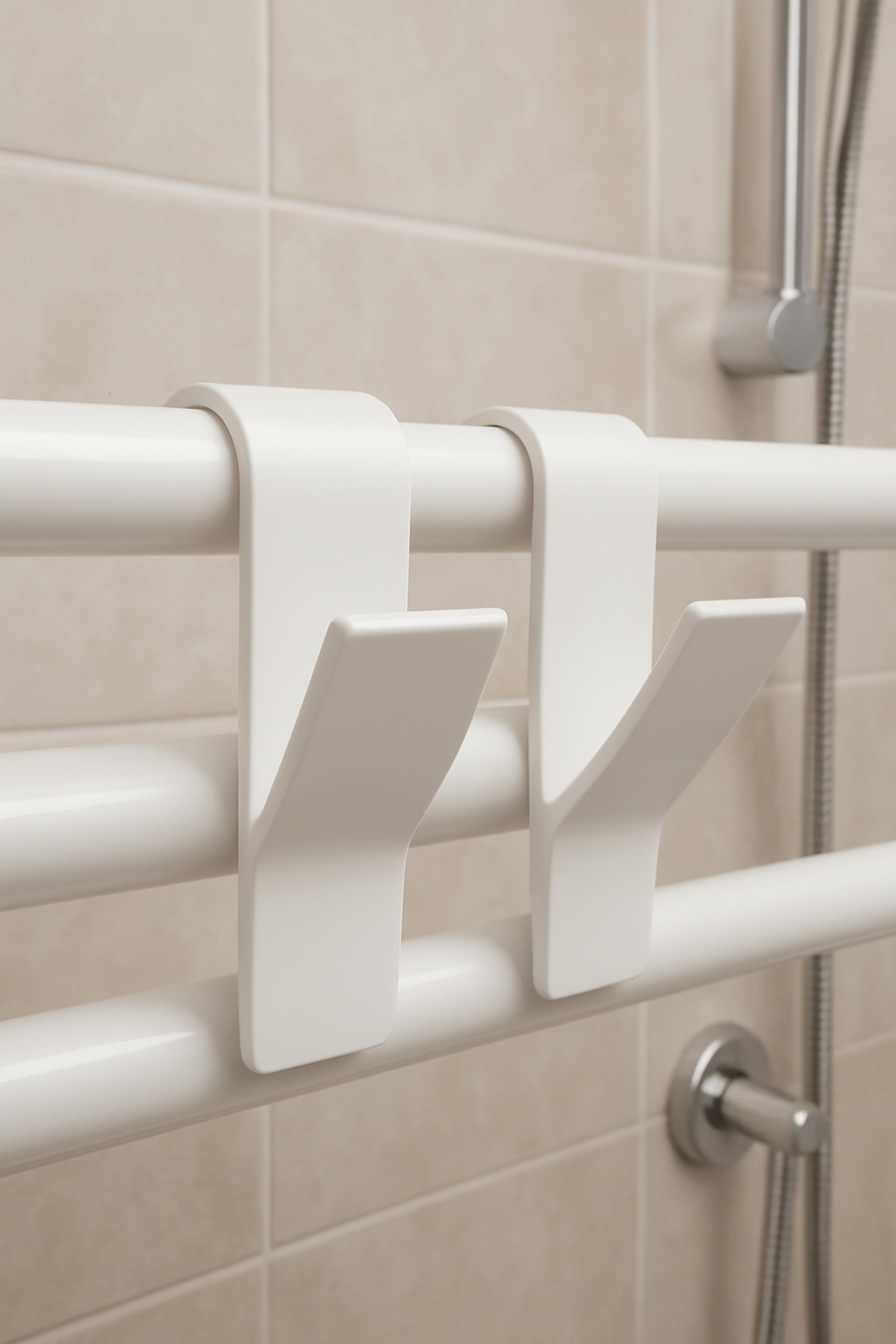 teknotrust Havlupan Askılık Havlu Askısı Banyo Kapı Arkası Mini Boy Gıda Temasına Uygun 1 Adet