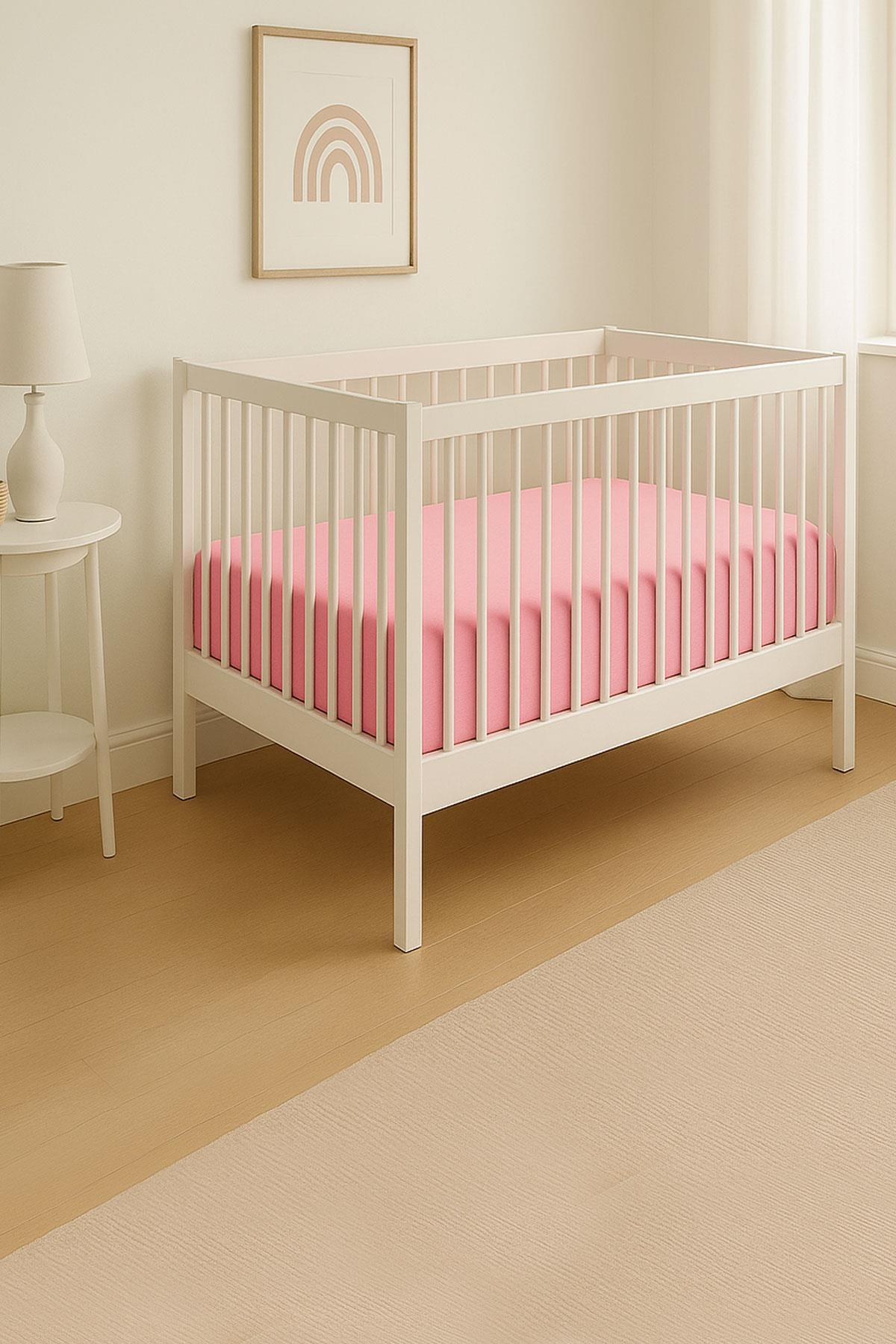 COTENCONCEPT 2 Adet Pamuklu ve Lastikli 60 x 120 x 15 cm Penye Bebek Çarşaf fotoğrafı 7 (önizleme)
